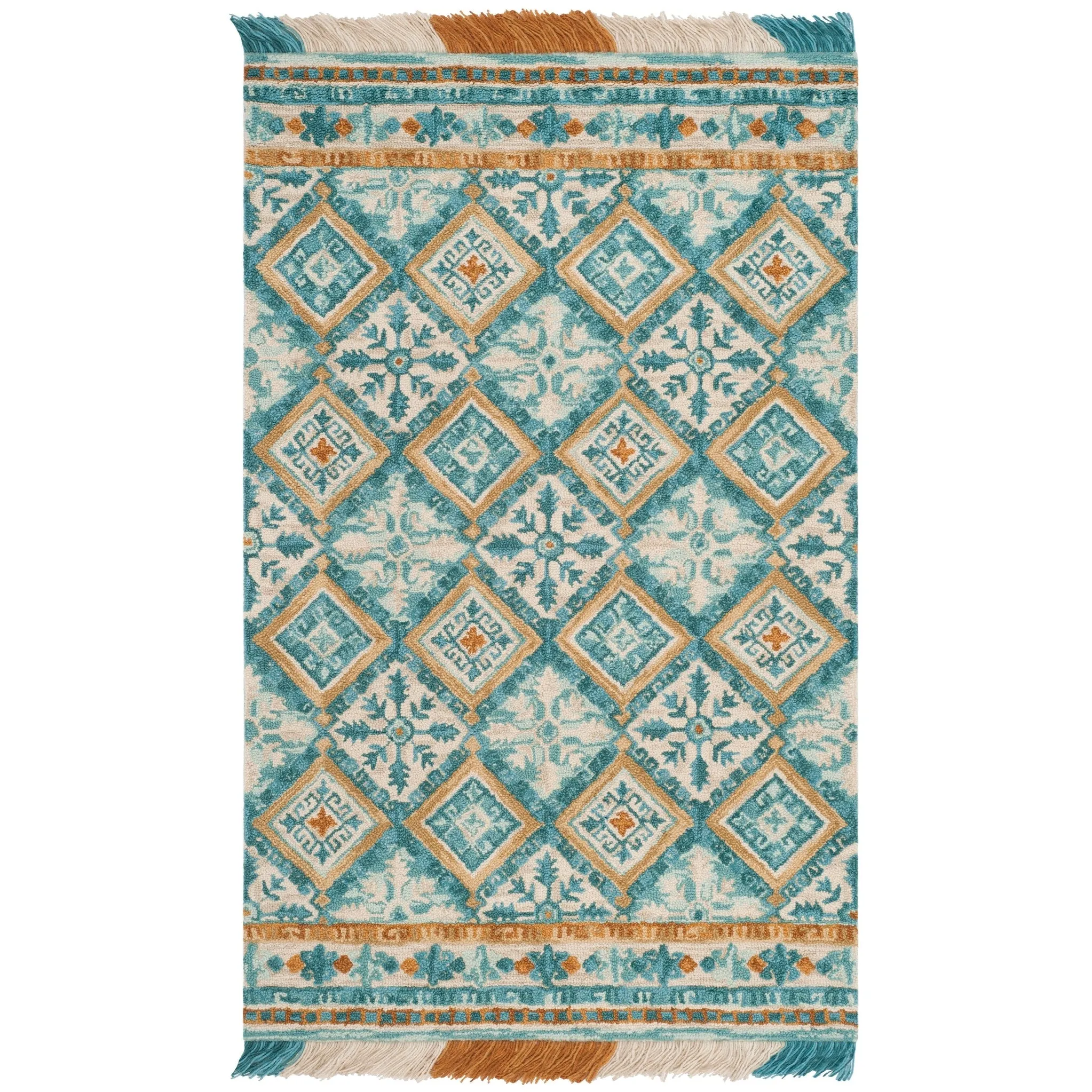 SAFAVIEH Handmade Blossom Kokoro Modern Floral Wool Rug