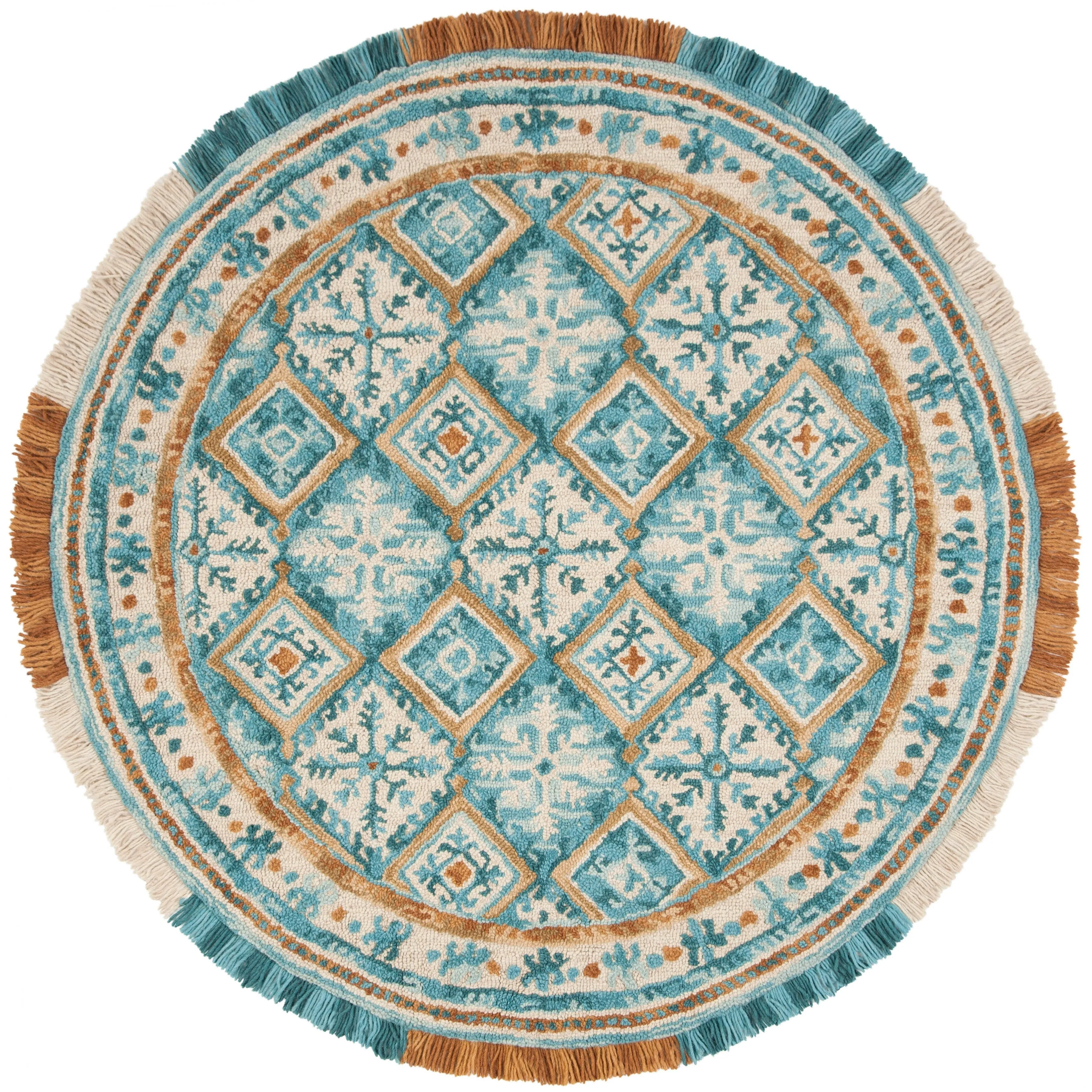 SAFAVIEH Handmade Blossom Kokoro Modern Floral Wool Rug