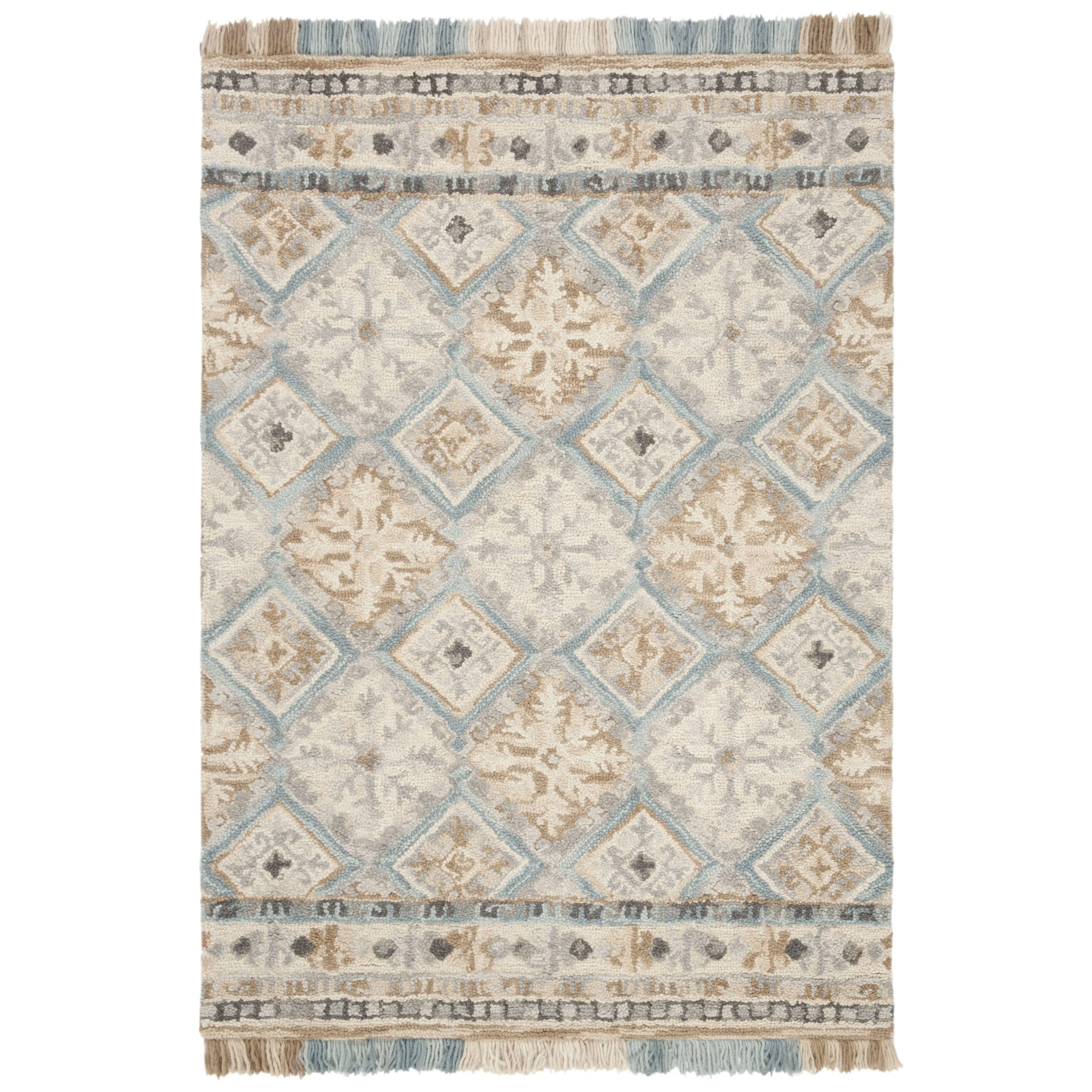 SAFAVIEH Handmade Blossom Kokoro Modern Floral Wool Rug