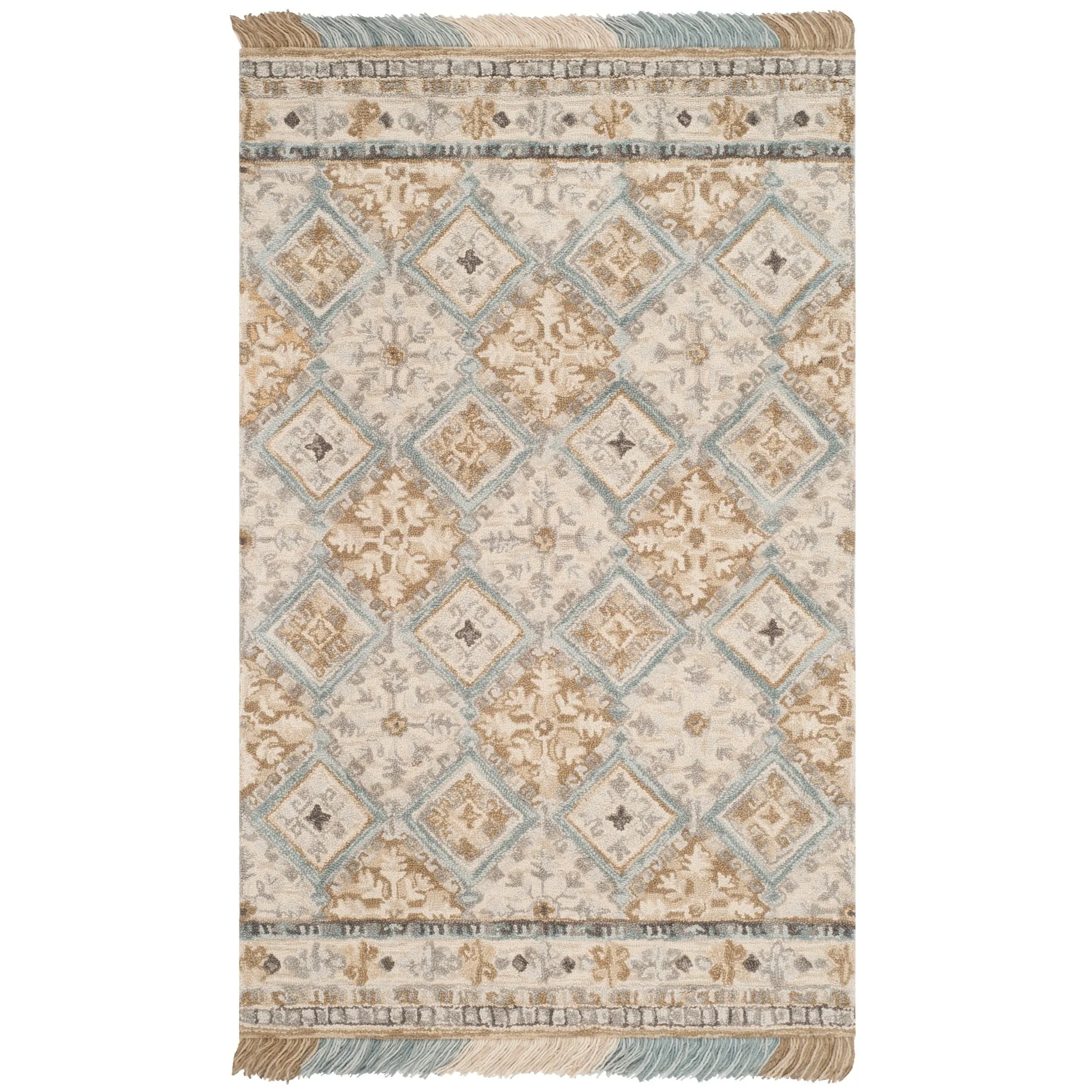 SAFAVIEH Handmade Blossom Kokoro Modern Floral Wool Rug