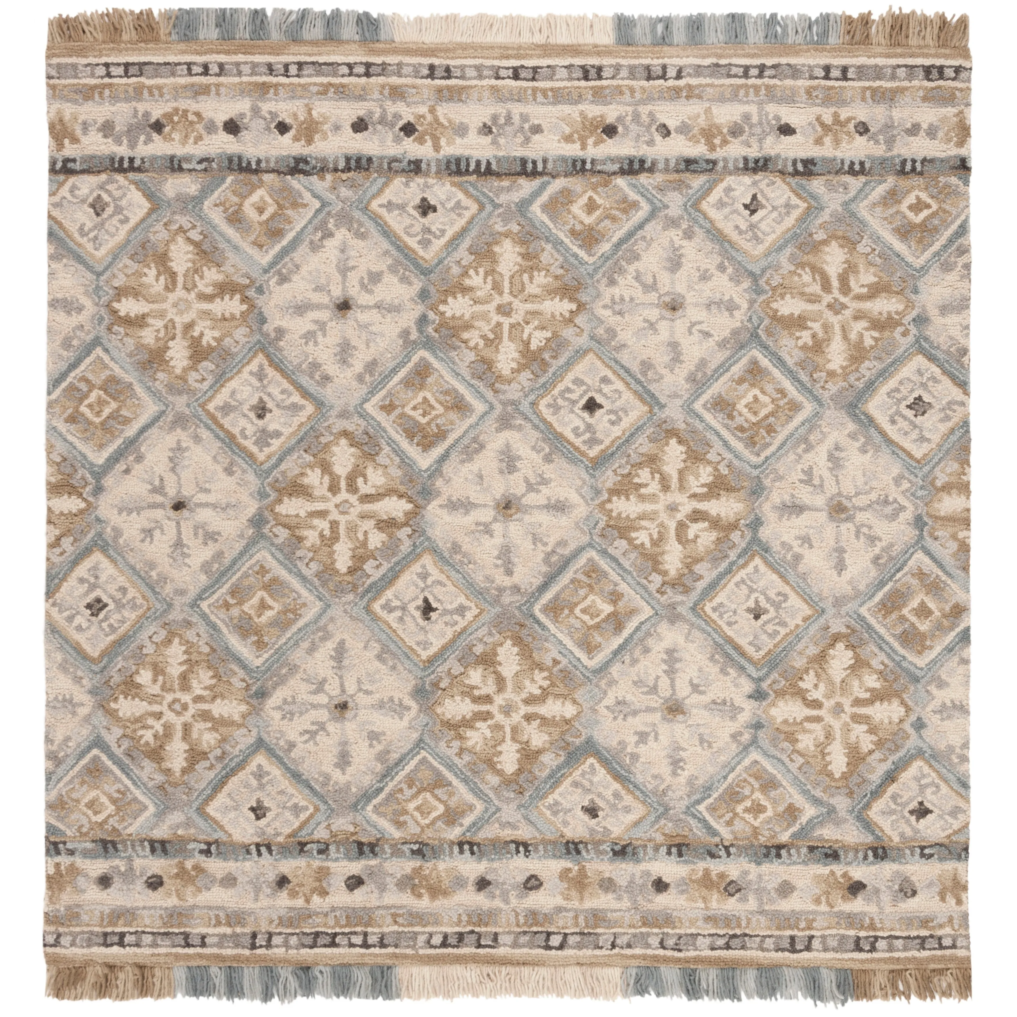 SAFAVIEH Handmade Blossom Kokoro Modern Floral Wool Rug
