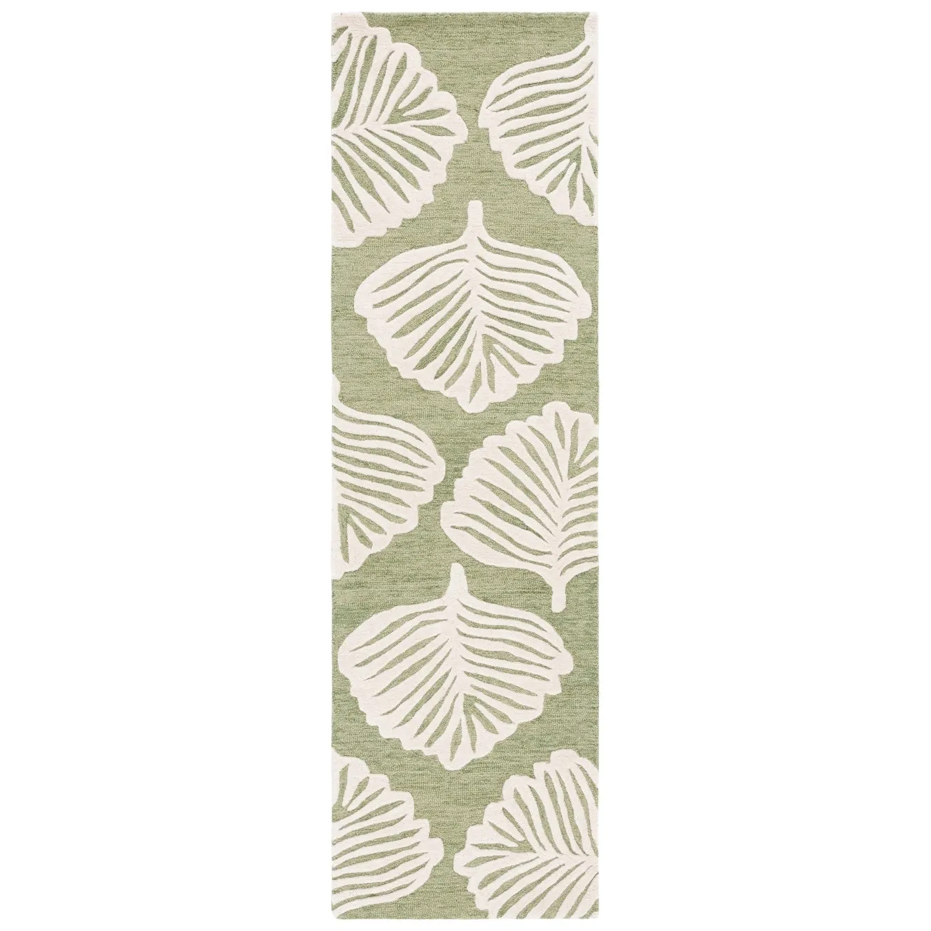 SAFAVIEH Handmade Blossom Neelam Contemporary Wool Rug