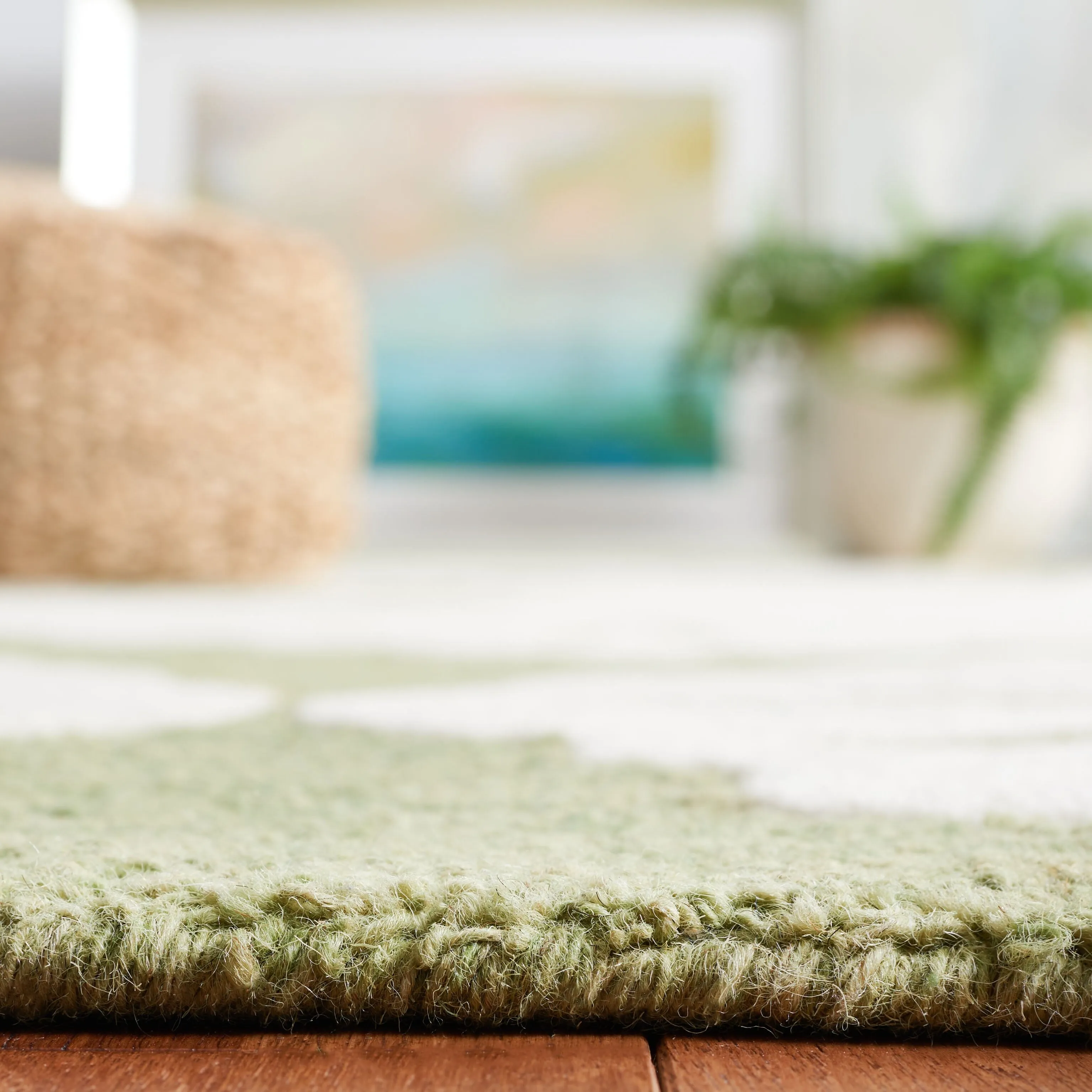 SAFAVIEH Handmade Blossom Neelam Contemporary Wool Rug