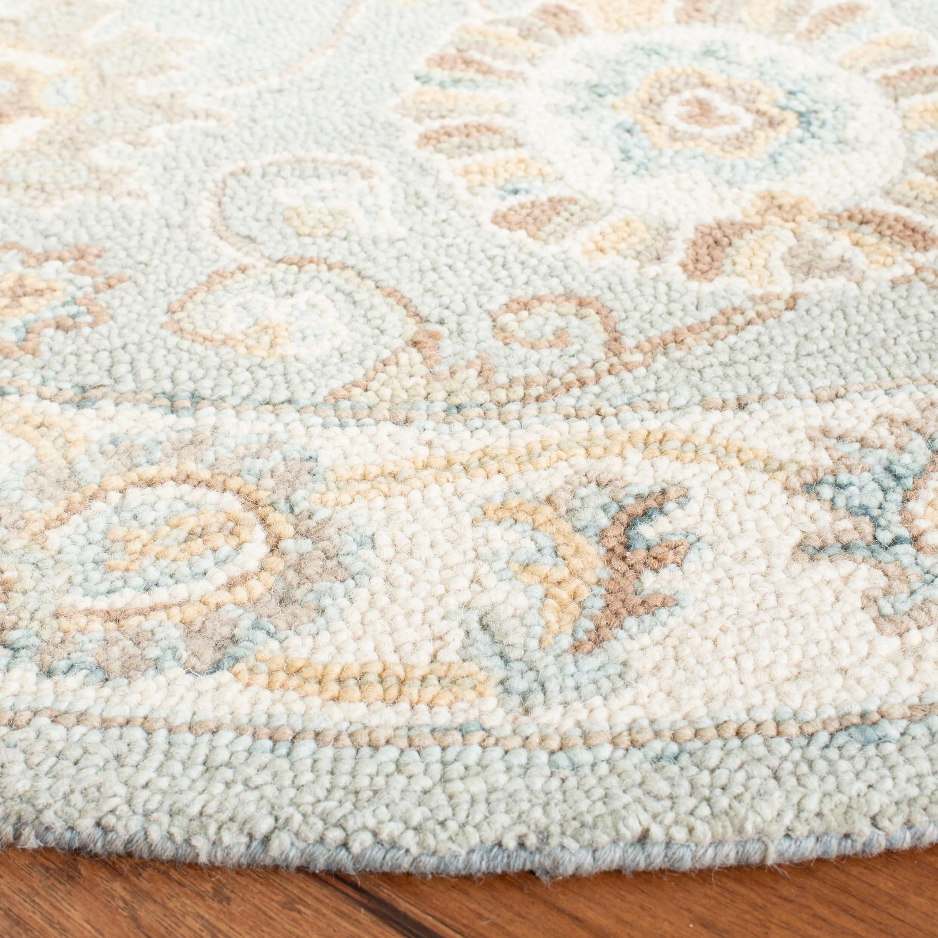 SAFAVIEH Handmade Blossom Riki Modern Floral Wool Rug