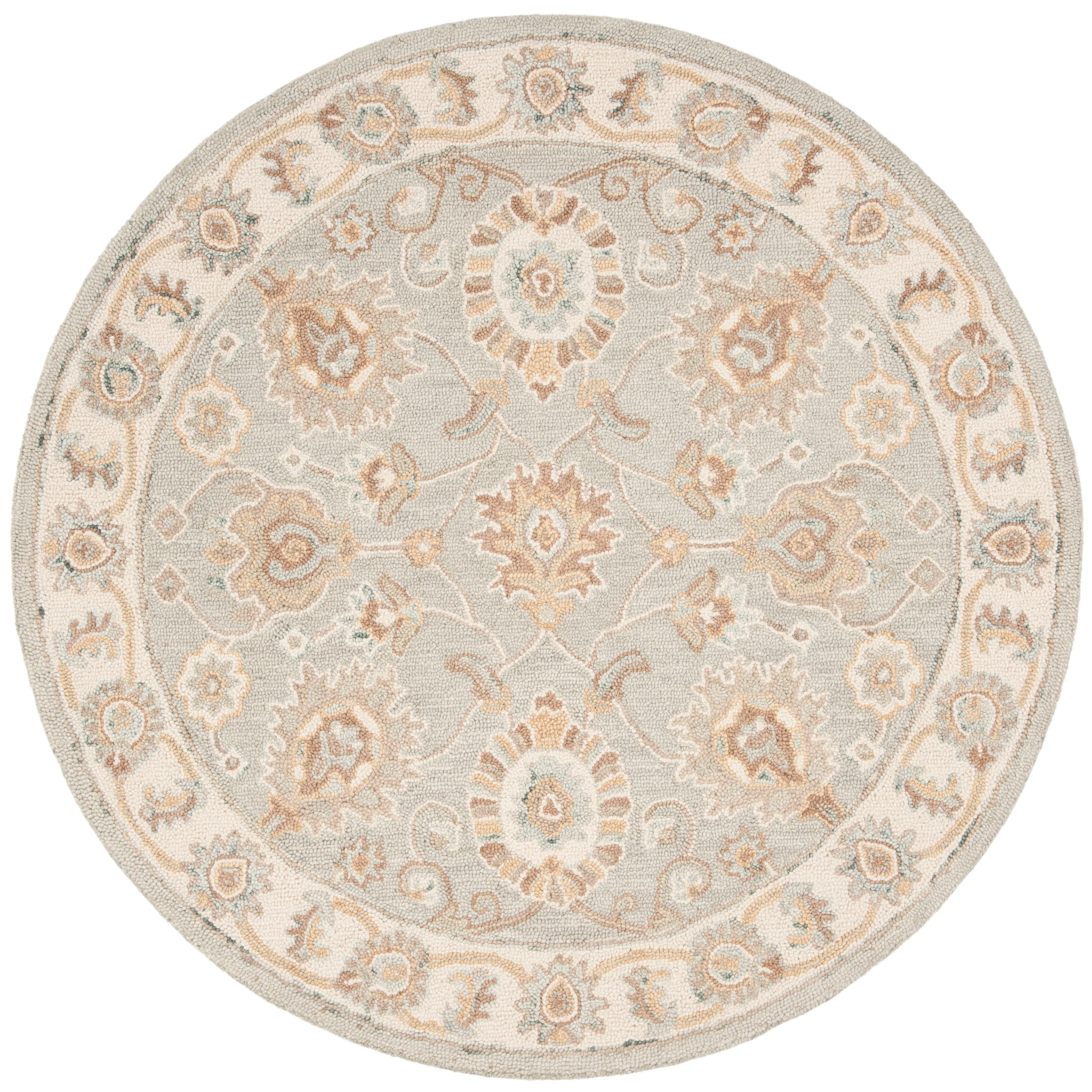 SAFAVIEH Handmade Blossom Riki Modern Floral Wool Rug