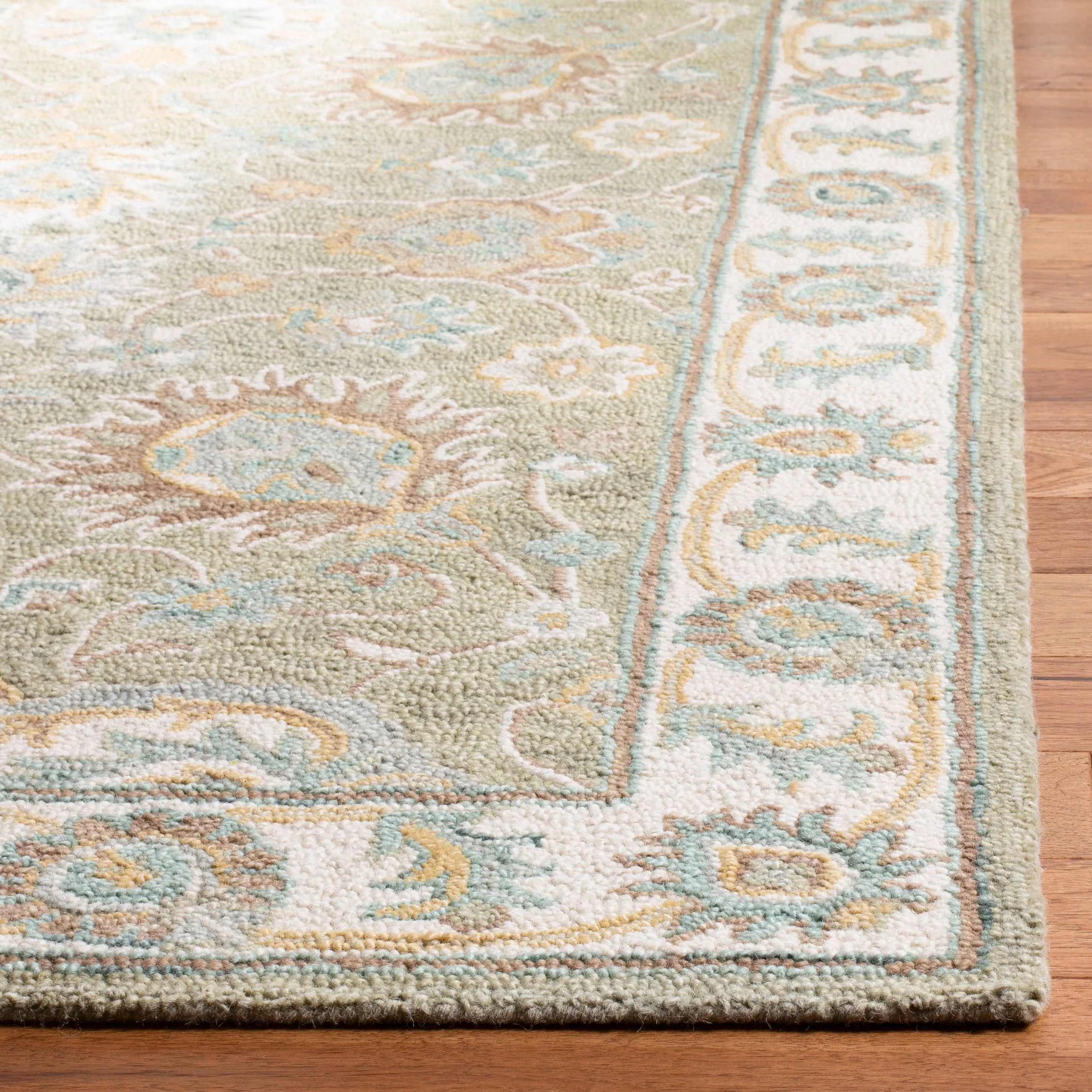SAFAVIEH Handmade Blossom Riki Modern Floral Wool Rug