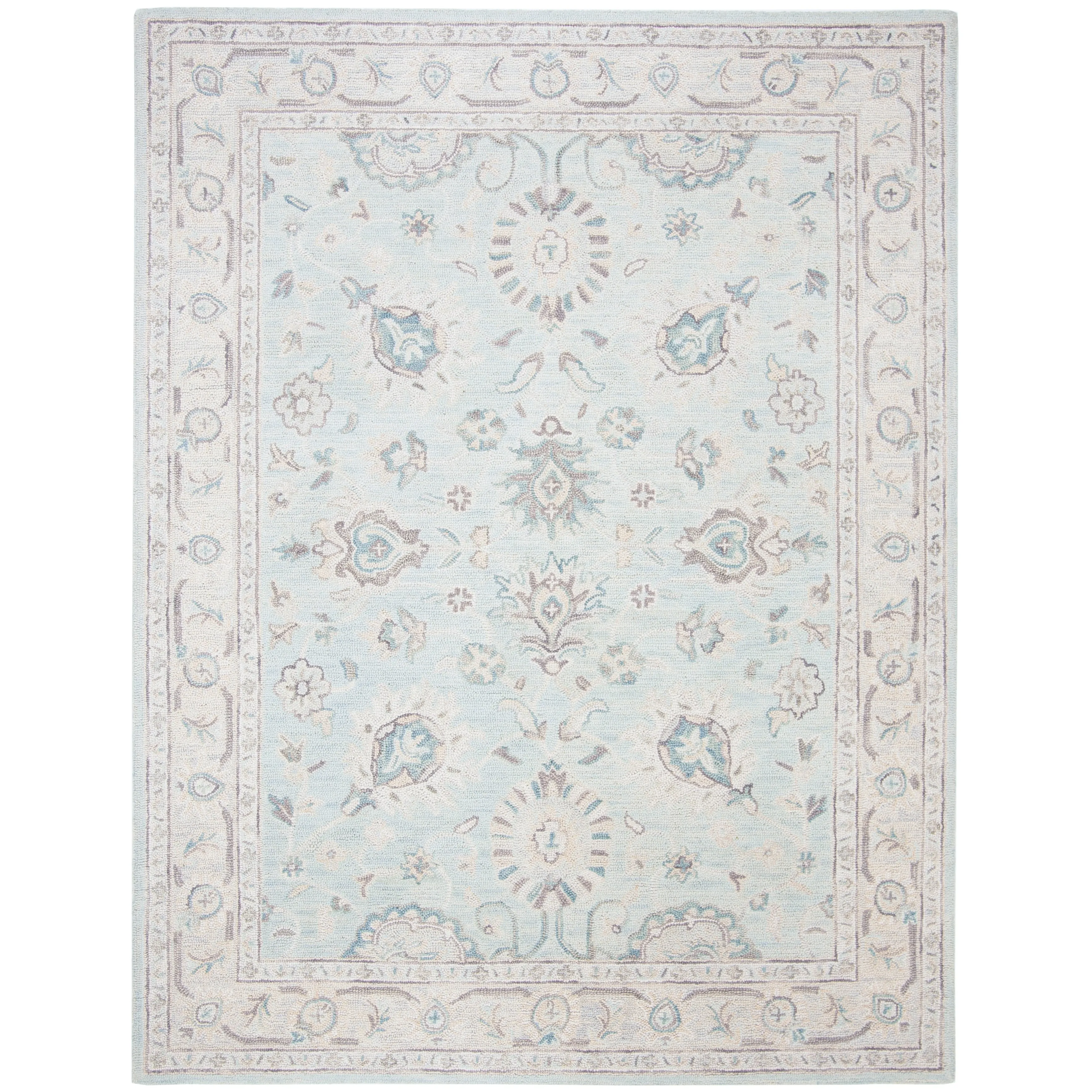 SAFAVIEH Handmade Blossom Riki Modern Floral Wool Rug