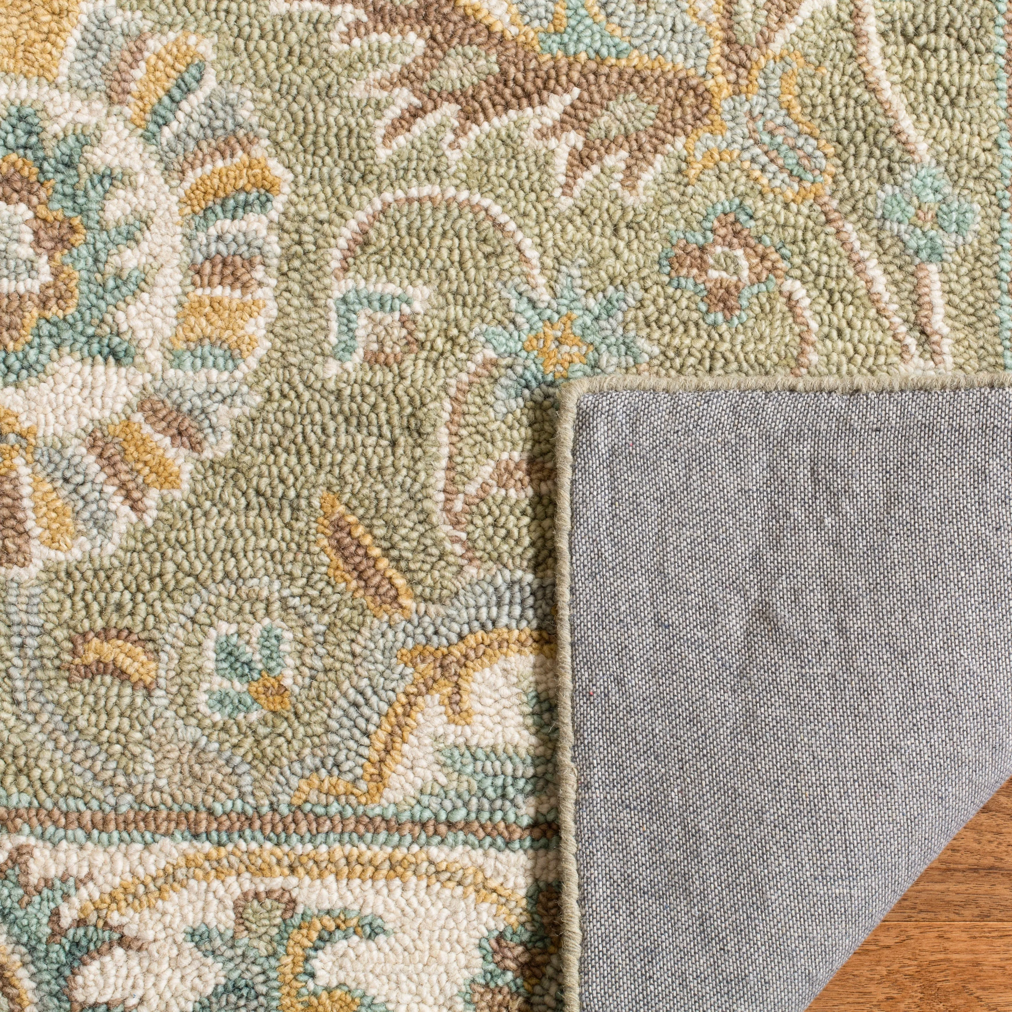 SAFAVIEH Handmade Blossom Riki Modern Floral Wool Rug