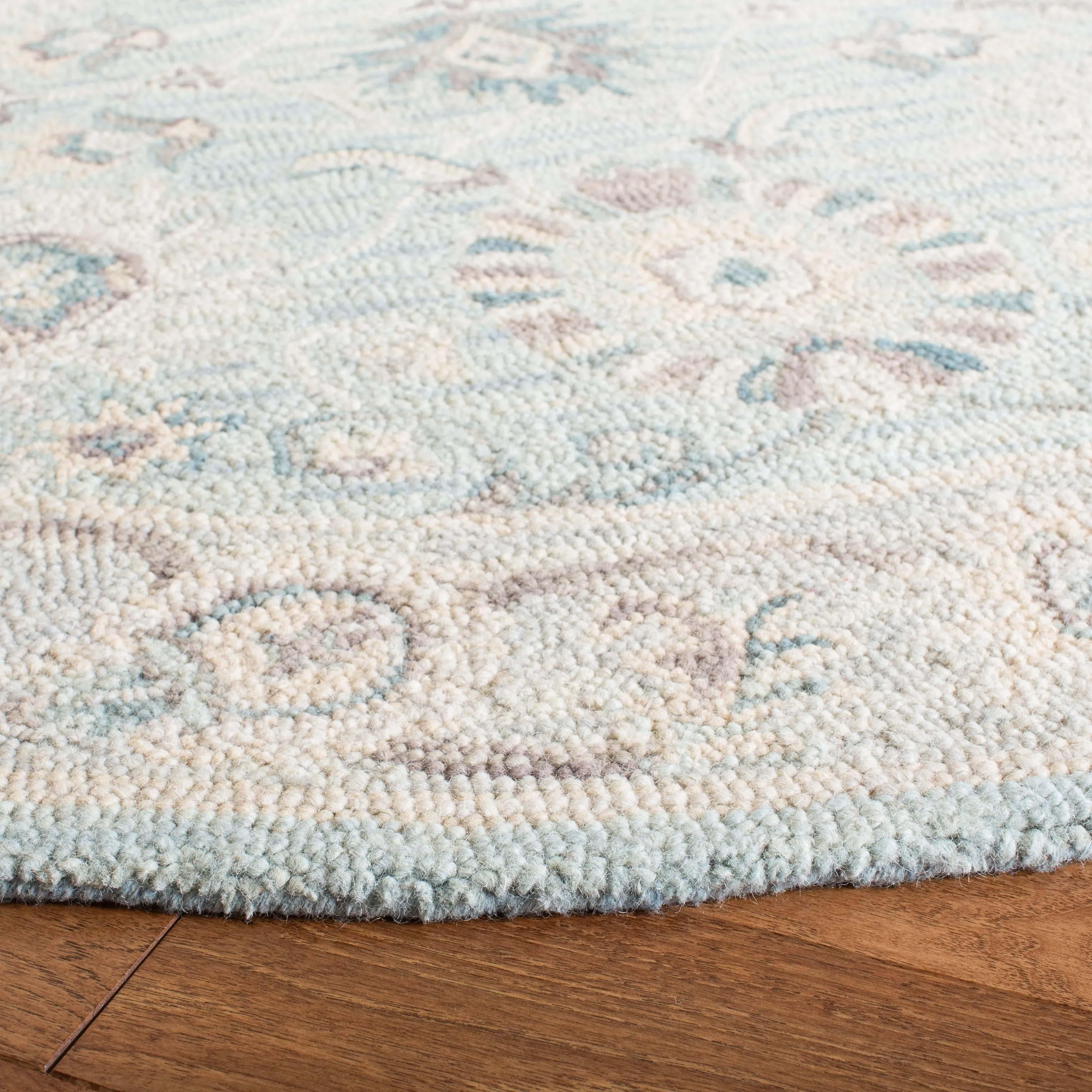 SAFAVIEH Handmade Blossom Riki Modern Floral Wool Rug