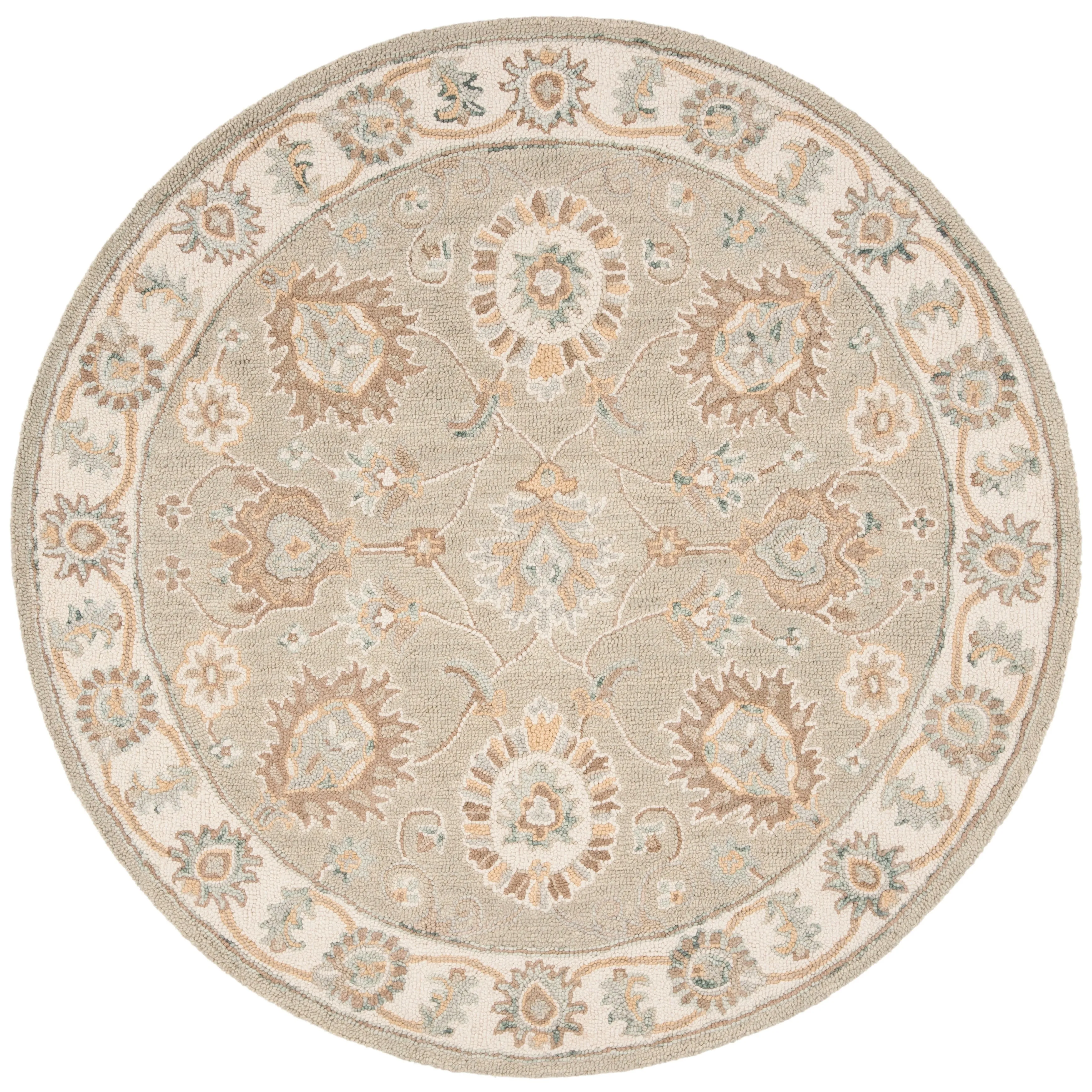 SAFAVIEH Handmade Blossom Riki Modern Floral Wool Rug