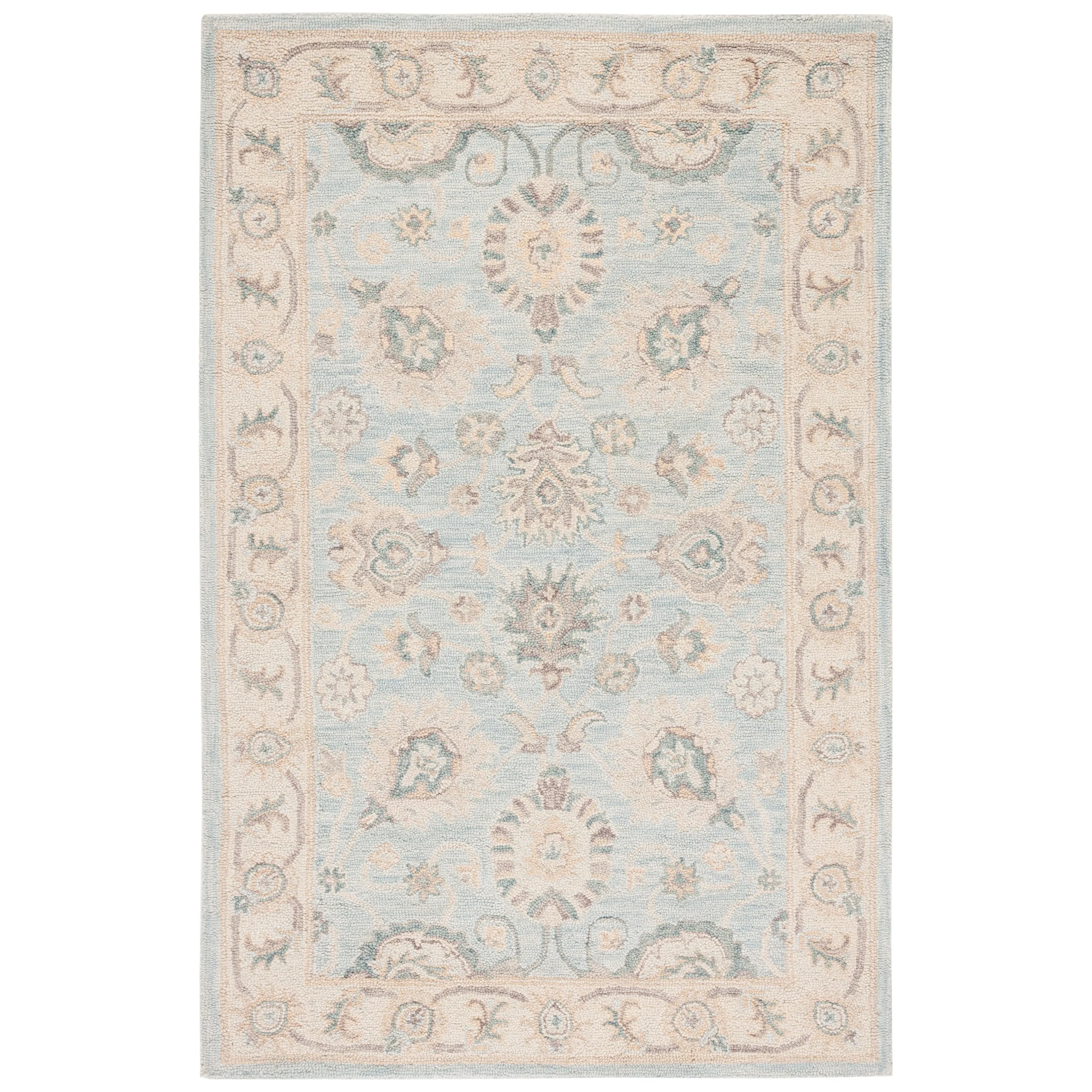 SAFAVIEH Handmade Blossom Riki Modern Floral Wool Rug