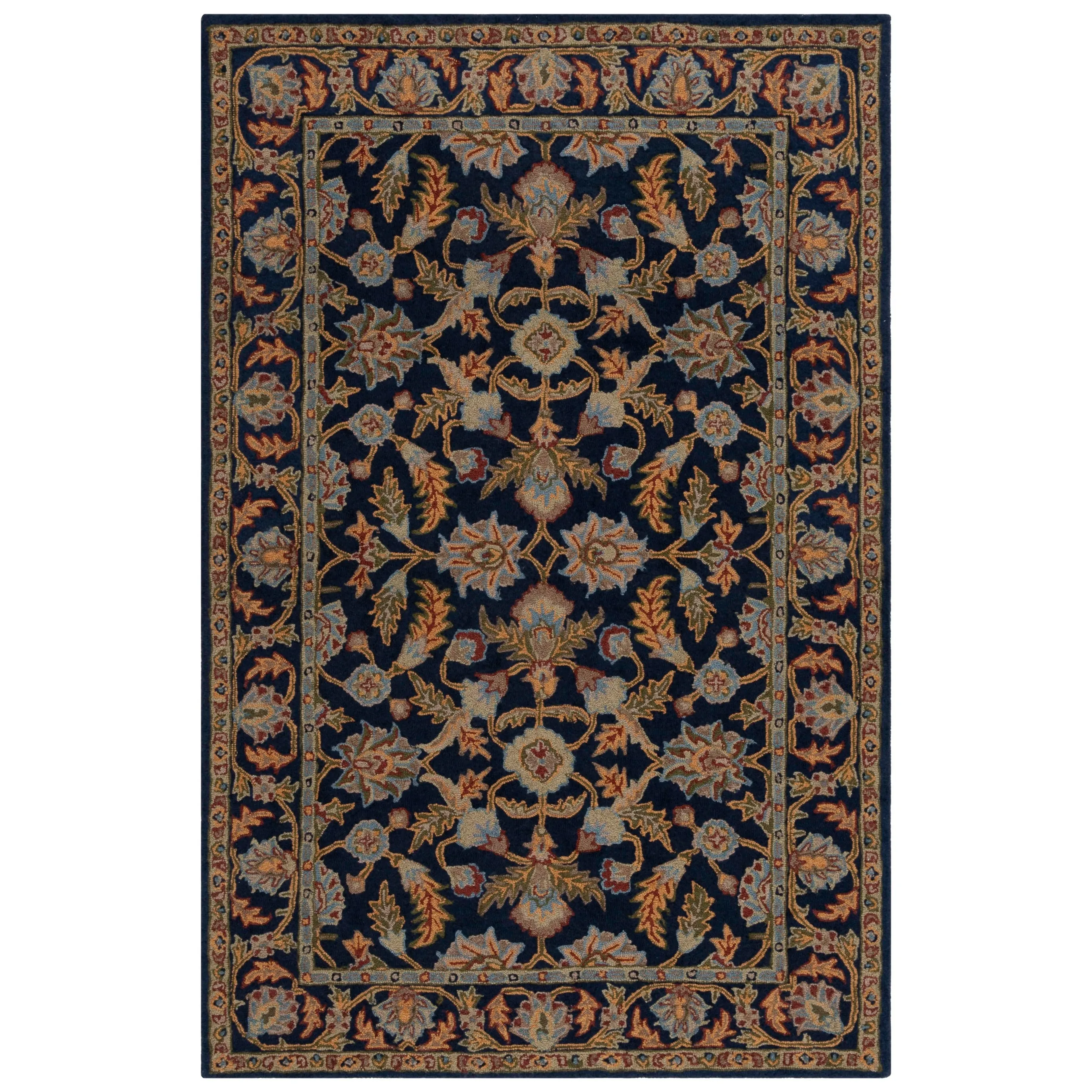 SAFAVIEH Handmade Blossom Rosangela Modern Floral Wool Rug