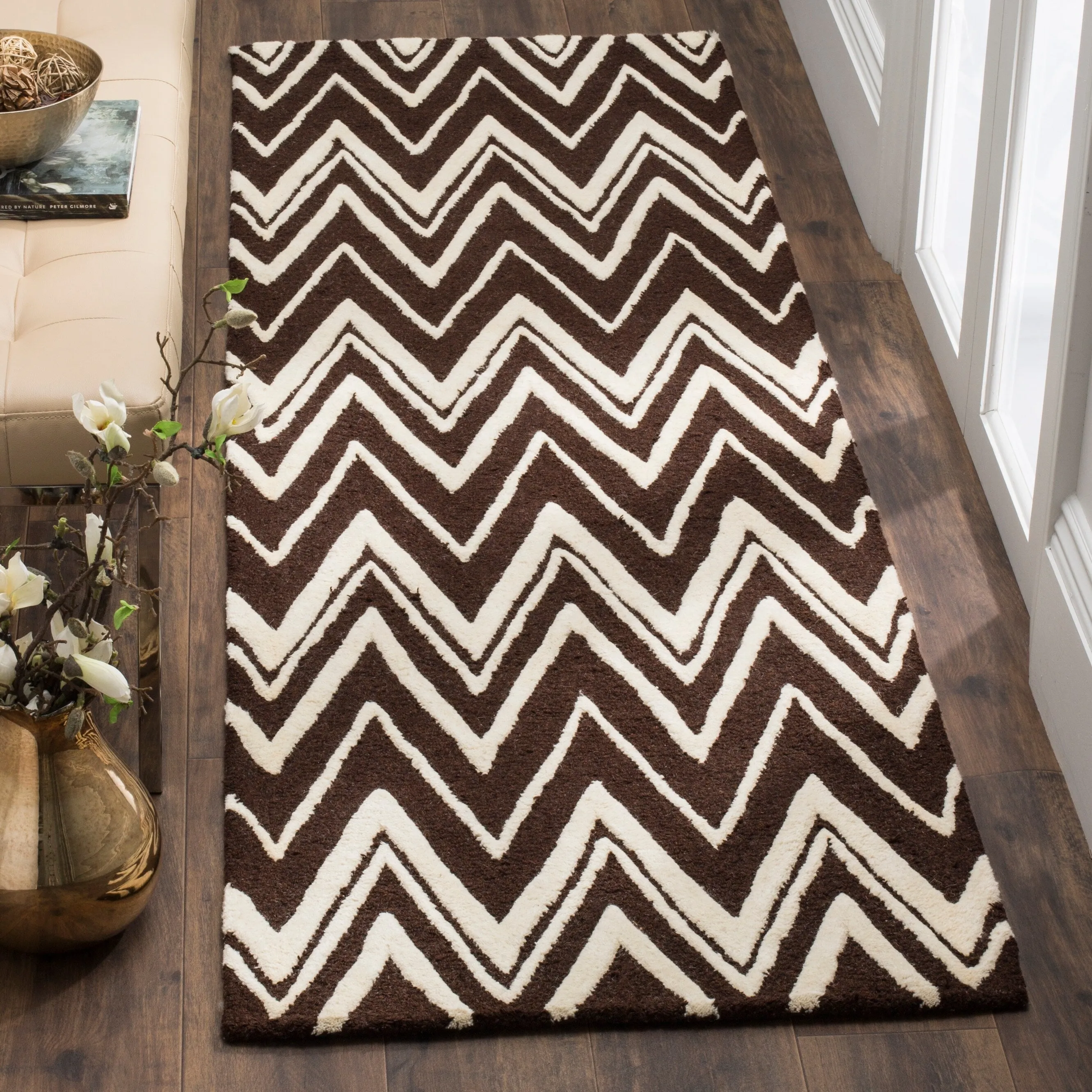 SAFAVIEH Handmade Cambridge Fumiko Modern Moroccan Wool Rug