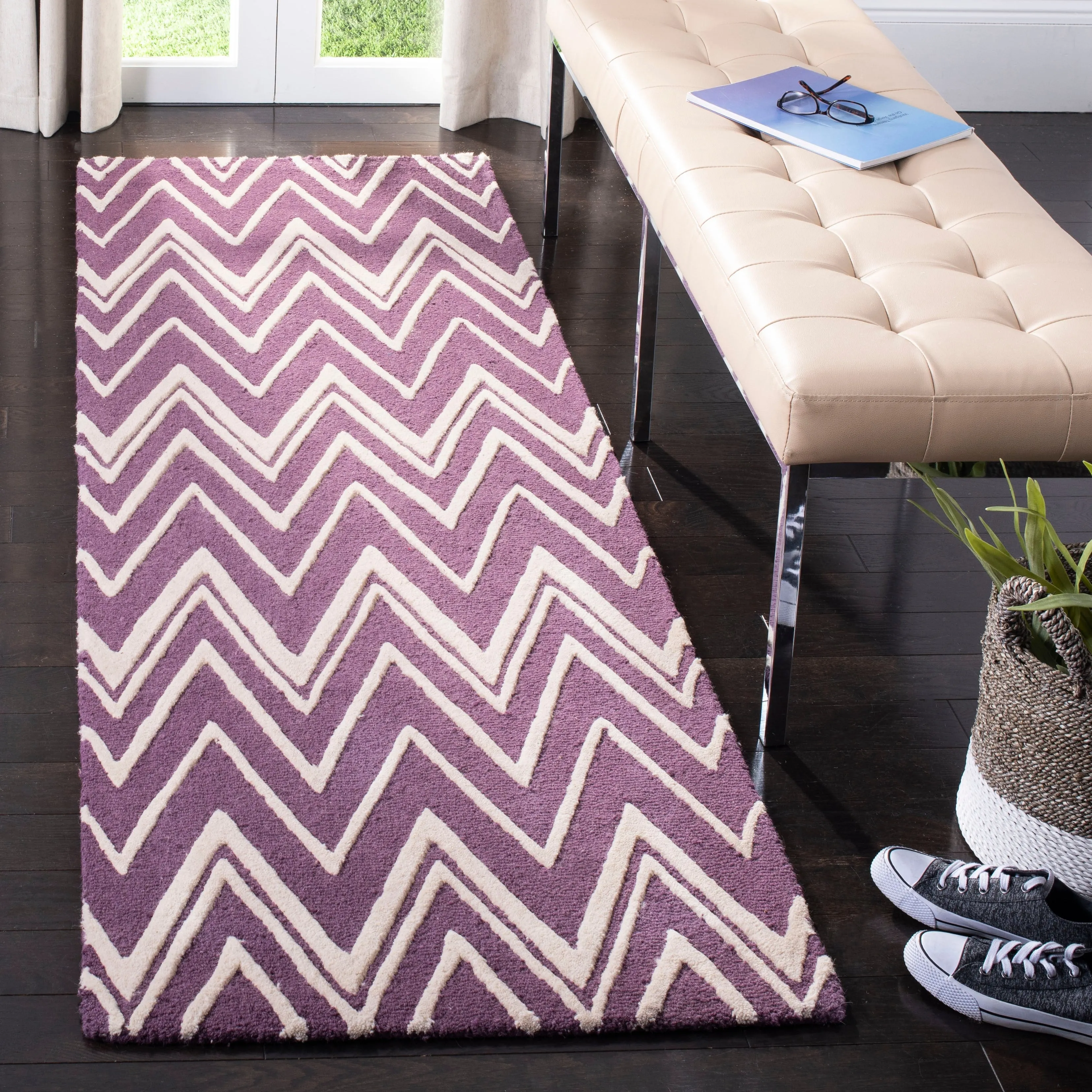 SAFAVIEH Handmade Cambridge Fumiko Modern Moroccan Wool Rug