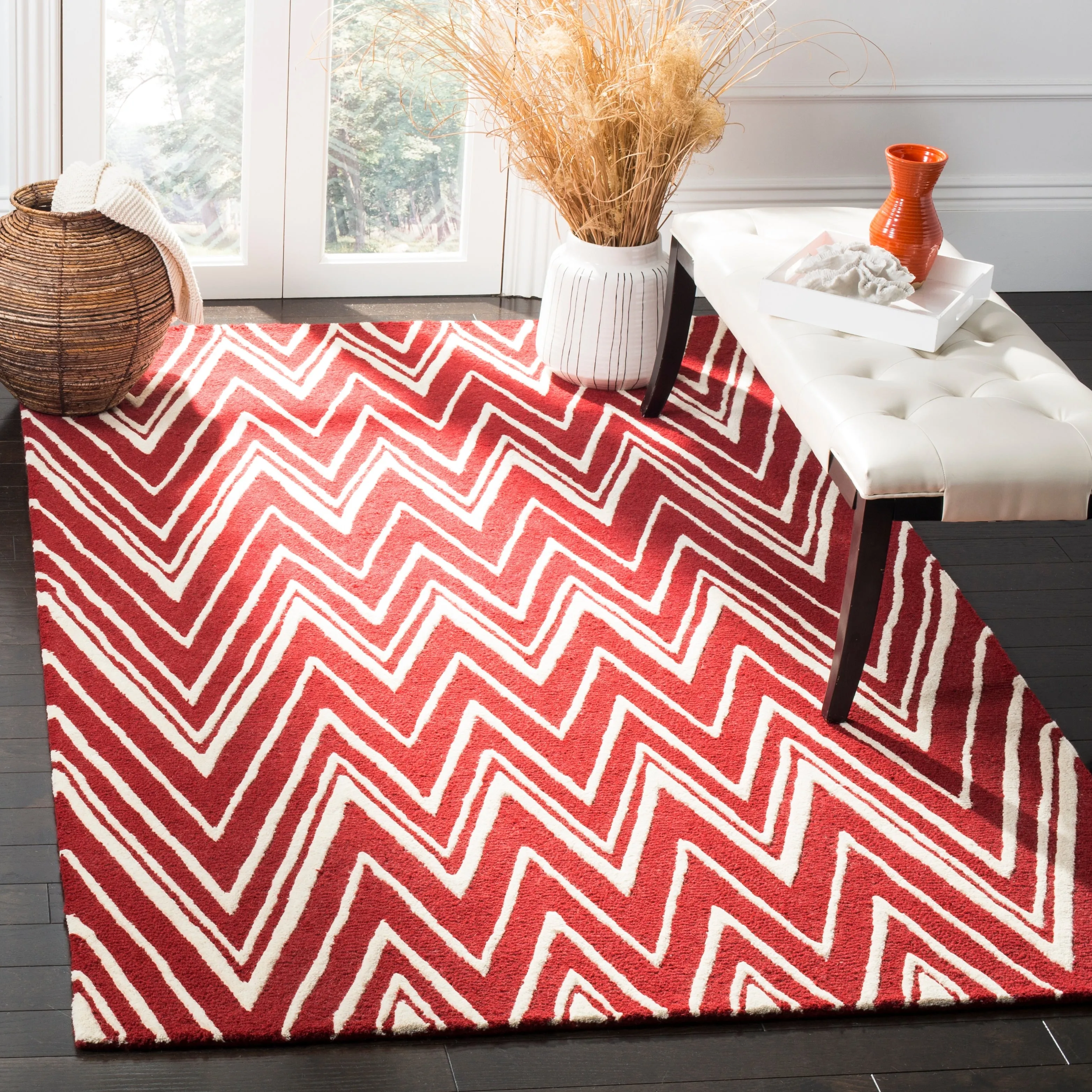 SAFAVIEH Handmade Cambridge Fumiko Modern Moroccan Wool Rug