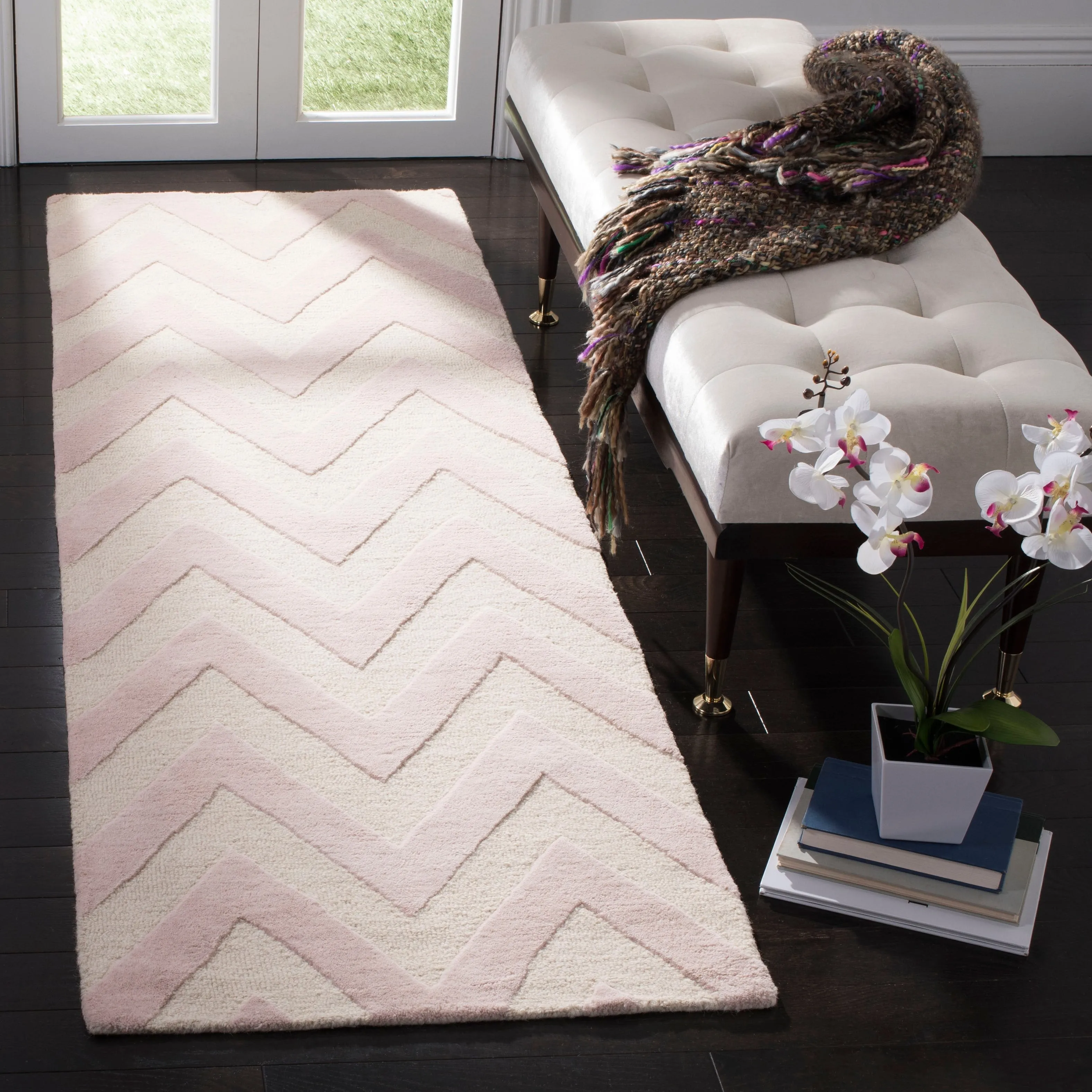 SAFAVIEH Handmade Cambridge Hicran Modern Moroccan Wool Rug