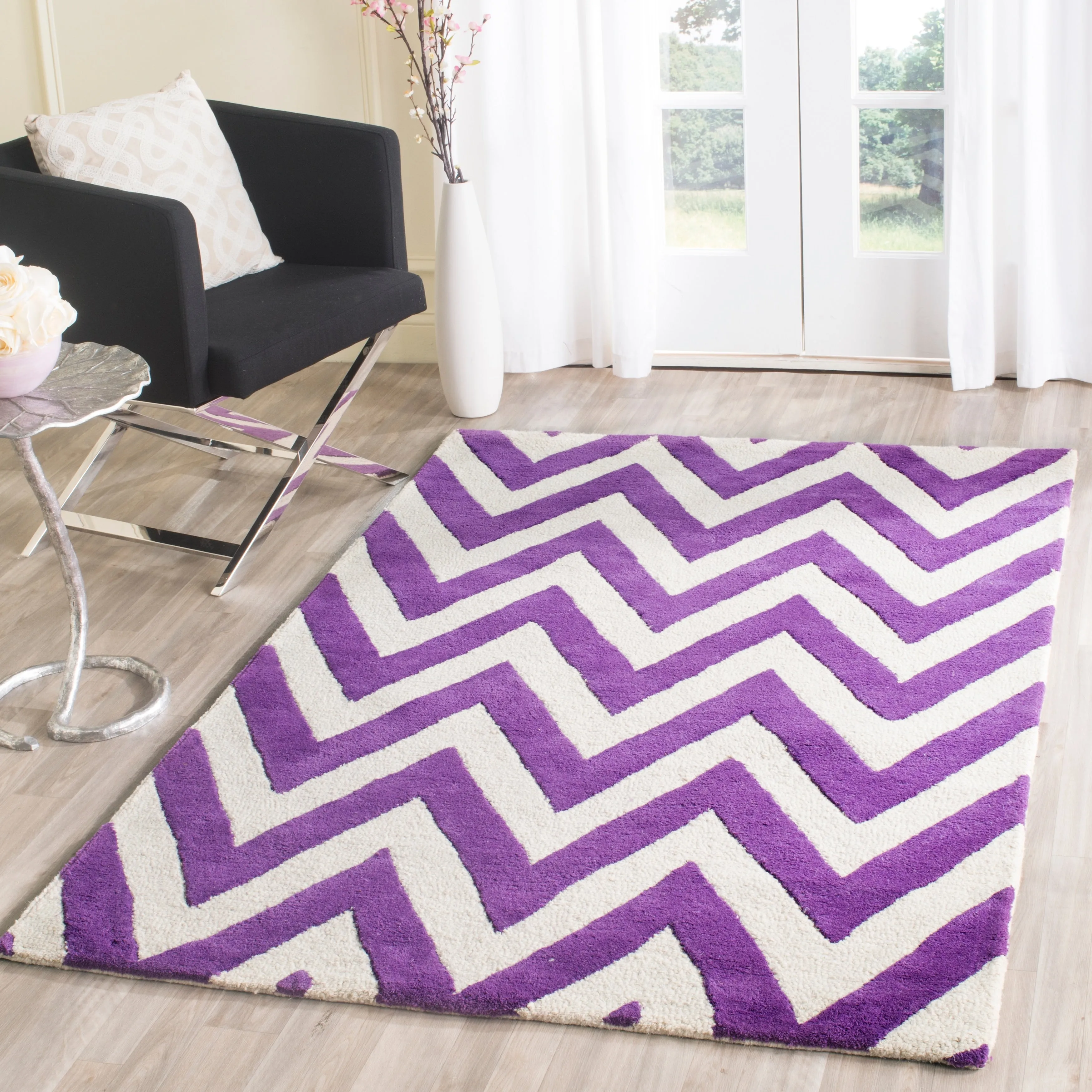 SAFAVIEH Handmade Cambridge Hicran Modern Moroccan Wool Rug