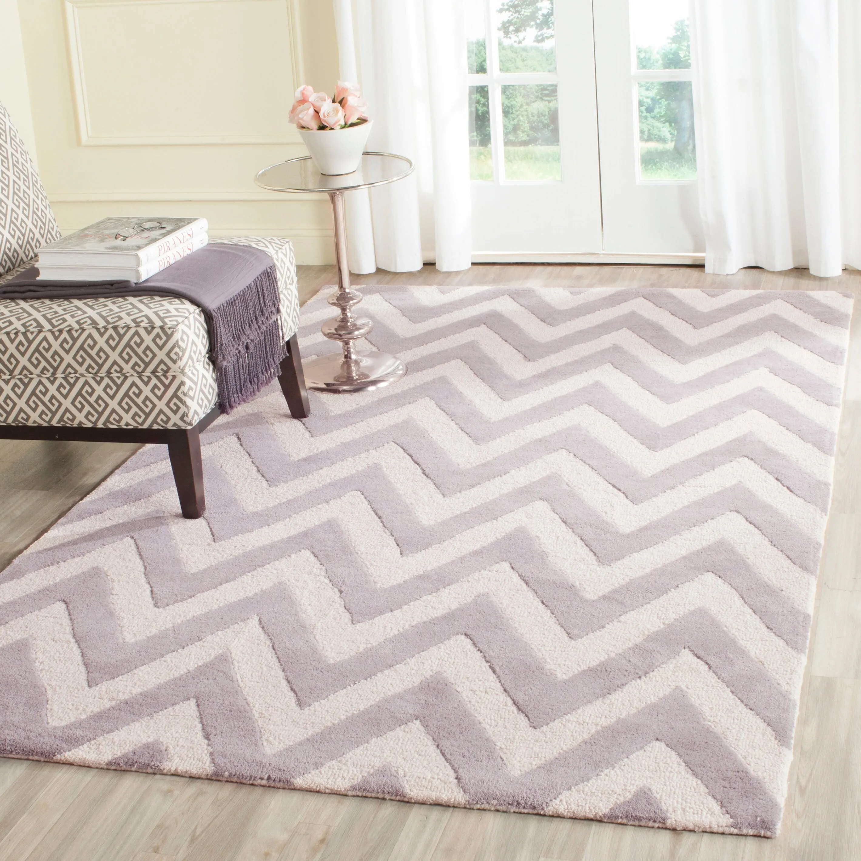 SAFAVIEH Handmade Cambridge Hicran Modern Moroccan Wool Rug