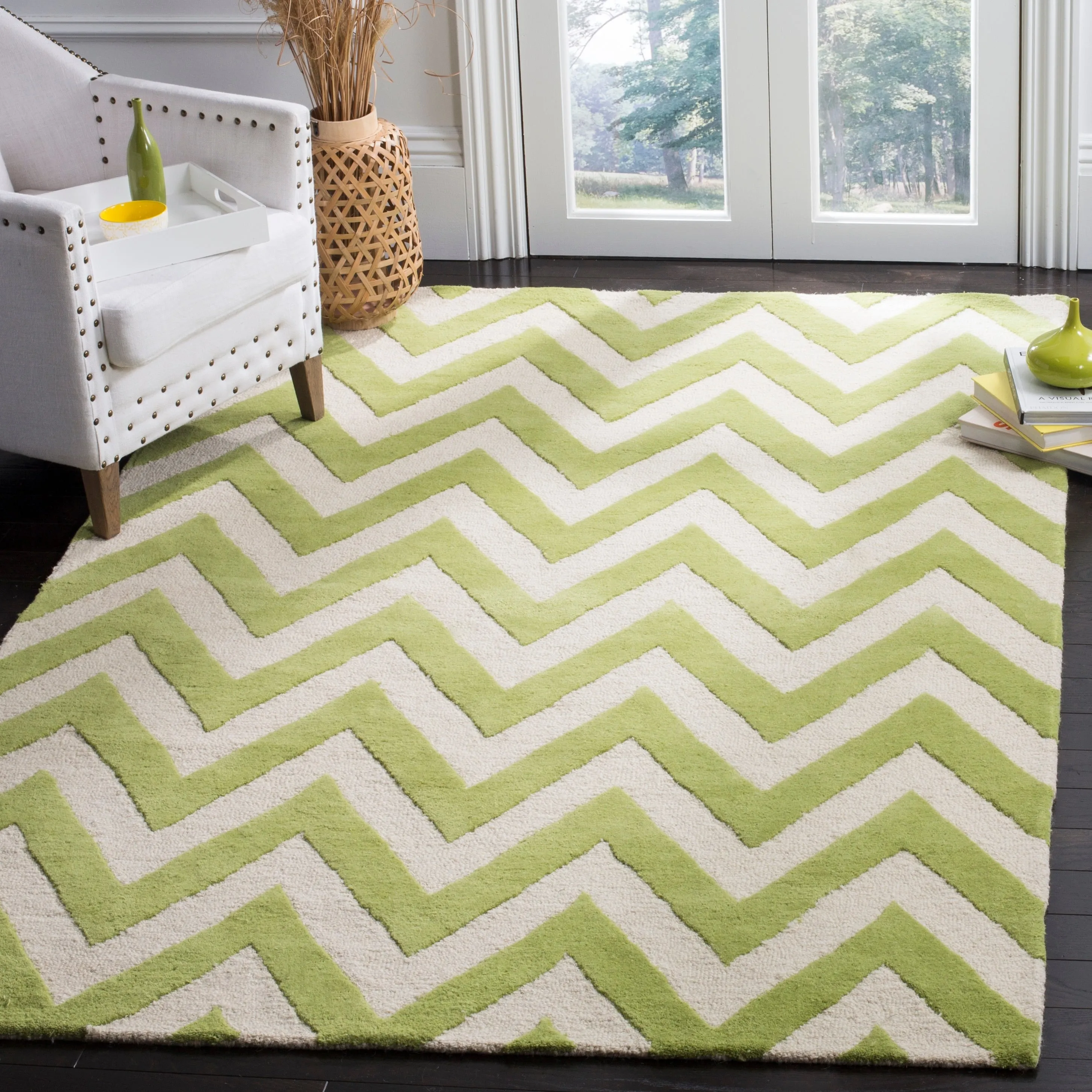 SAFAVIEH Handmade Cambridge Hicran Modern Moroccan Wool Rug