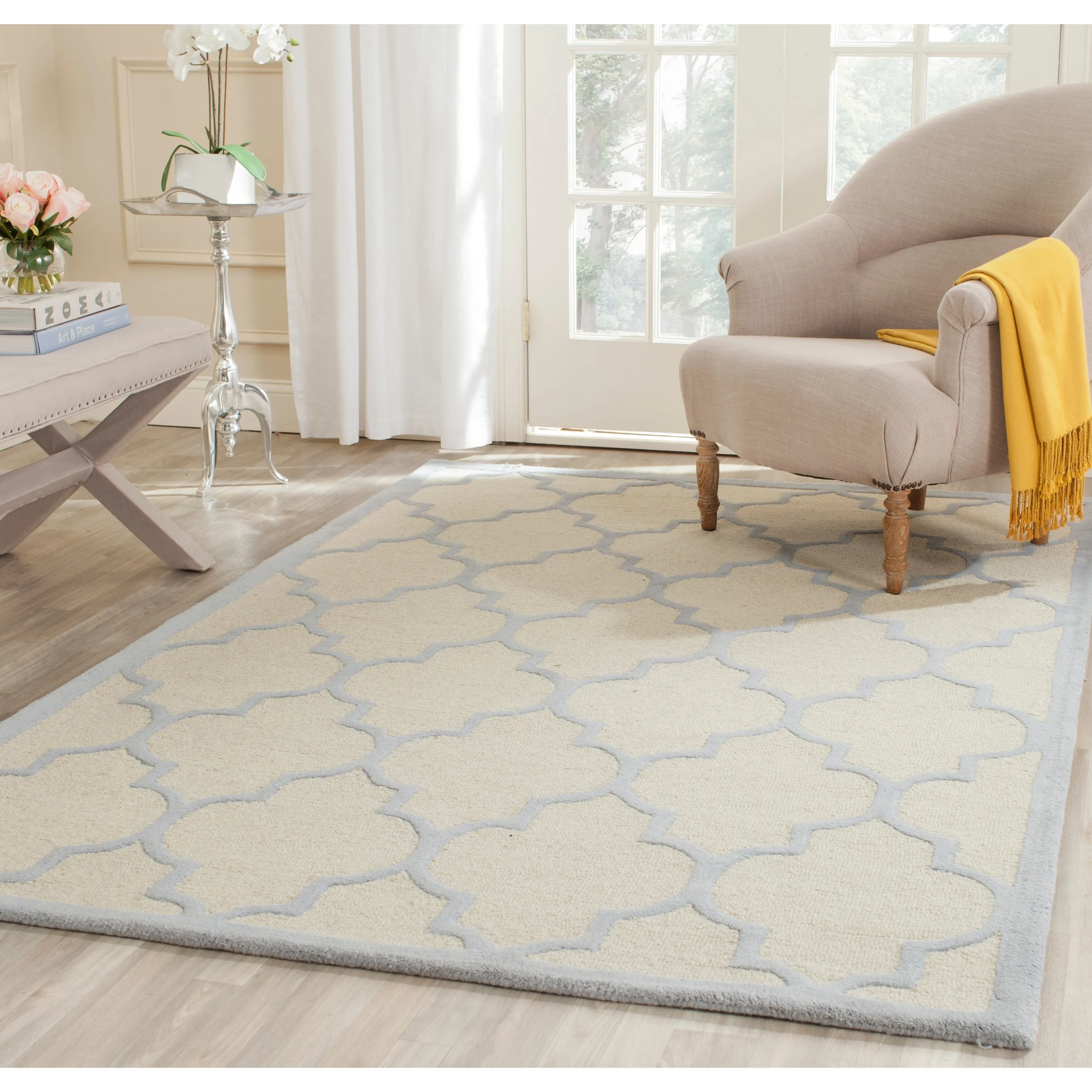 SAFAVIEH Handmade Cambridge Oddny Moroccan Trellis Wool Rug
