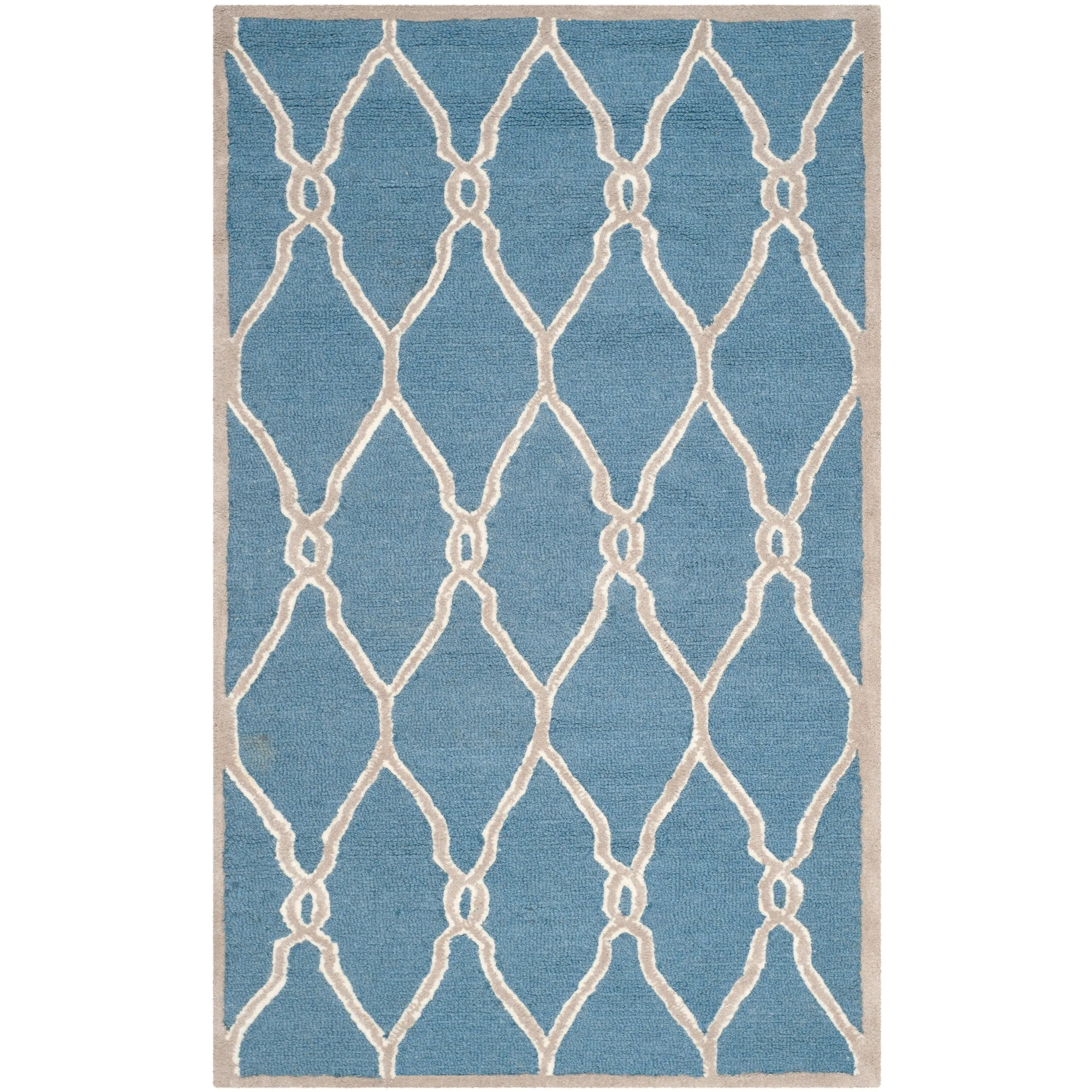 SAFAVIEH Handmade Cambridge Richtsje Moroccan Trellis Wool Rug