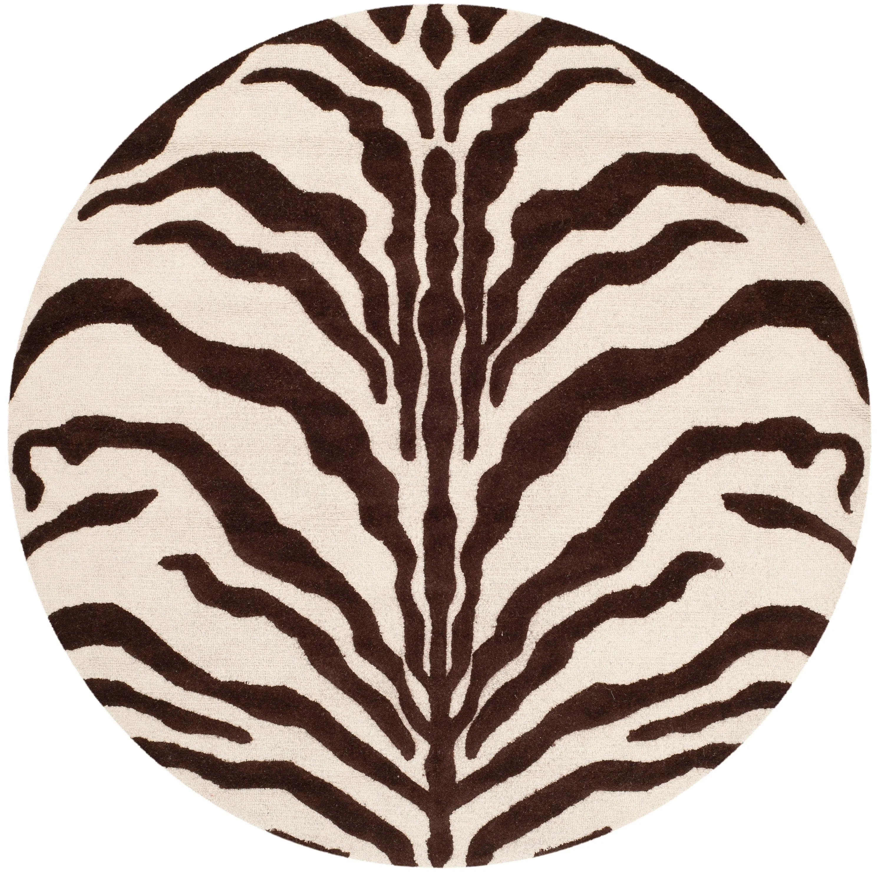 SAFAVIEH Handmade Cambridge Rikey Animal Print Wool Rug