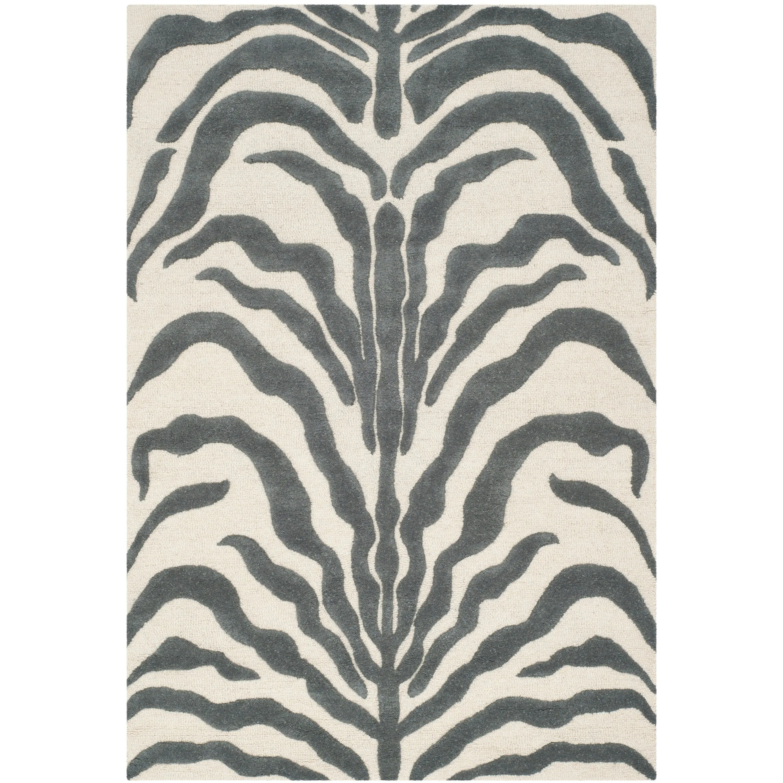 SAFAVIEH Handmade Cambridge Rikey Animal Print Wool Rug
