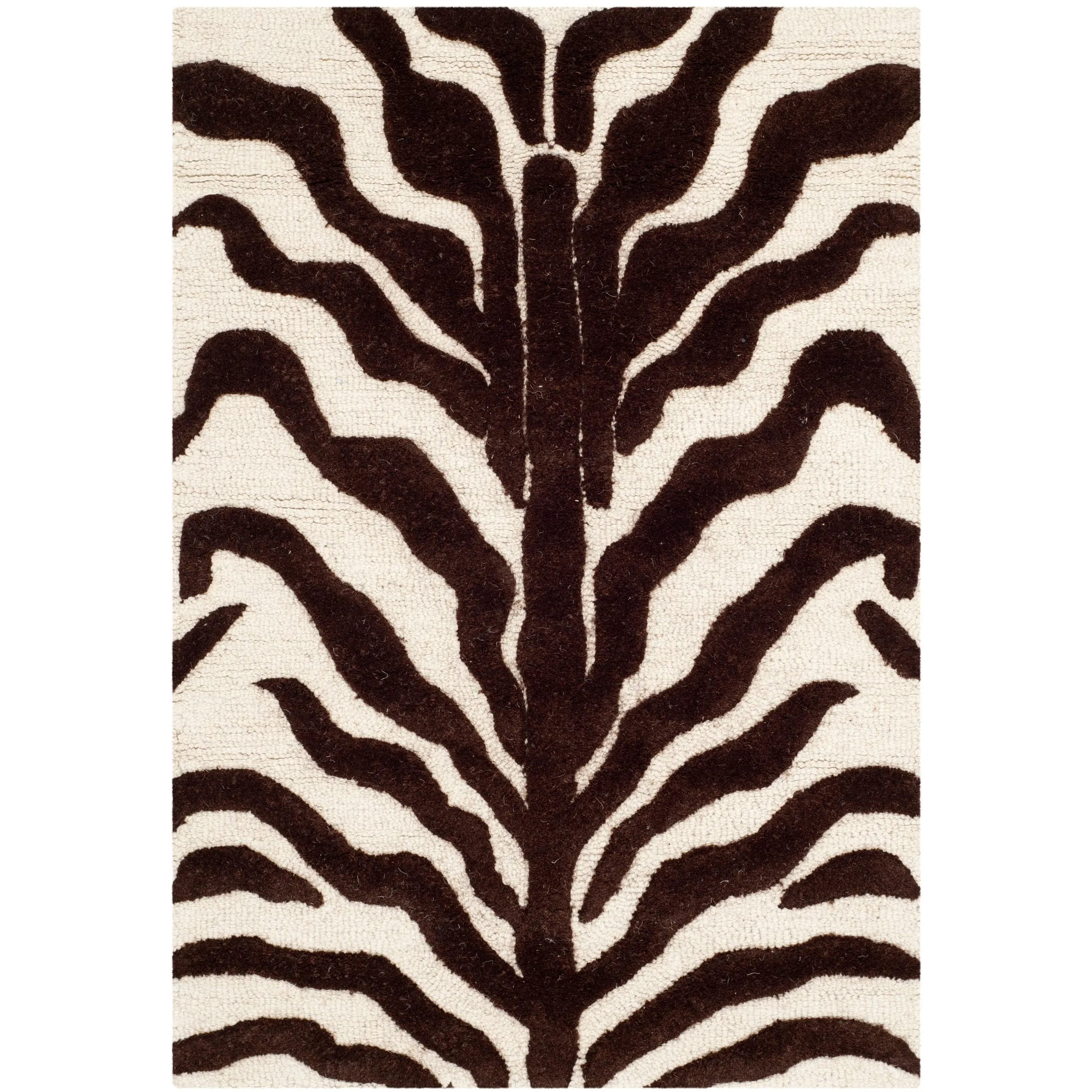 SAFAVIEH Handmade Cambridge Rikey Animal Print Wool Rug