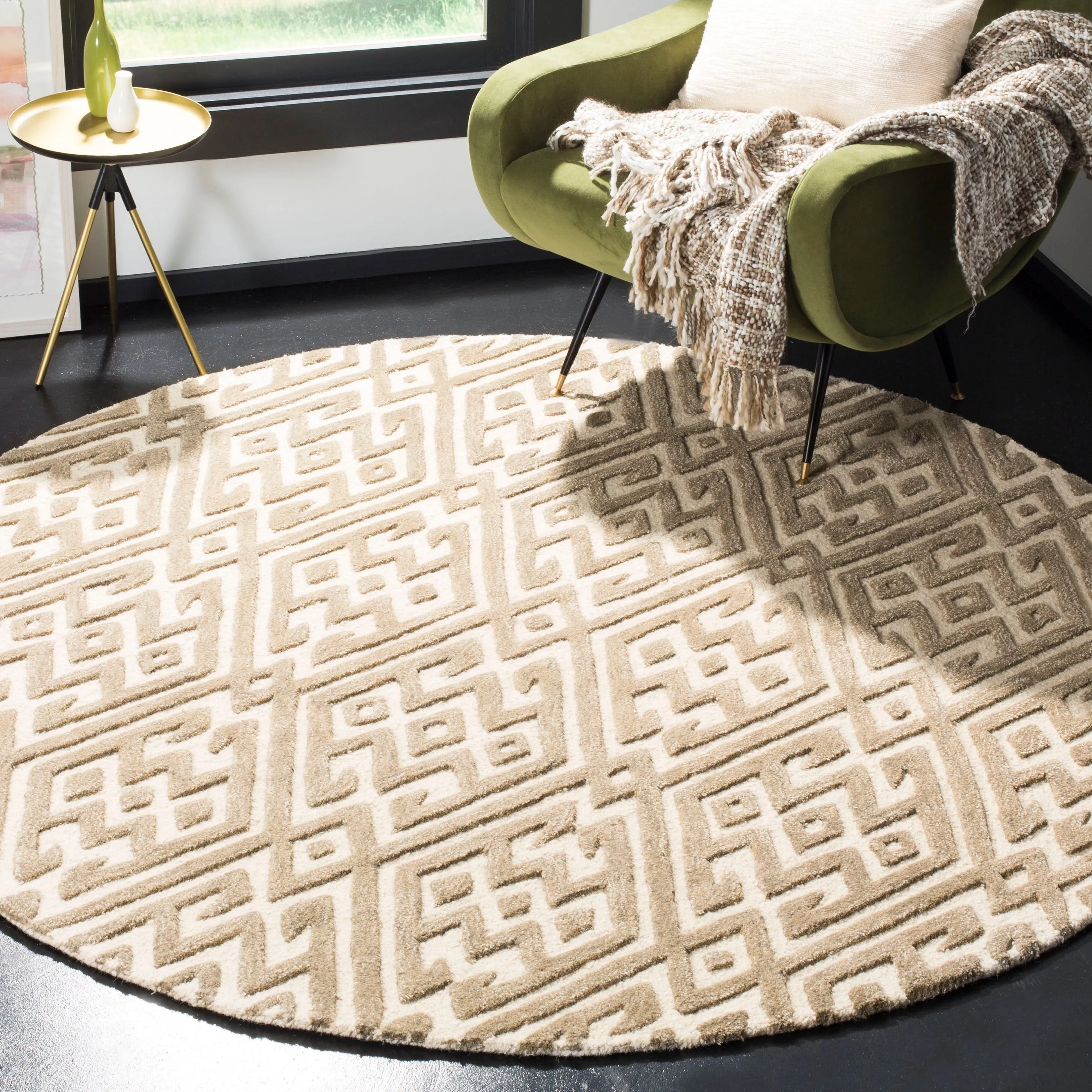 SAFAVIEH Handmade Cambridge Siri Modern Wool Rug