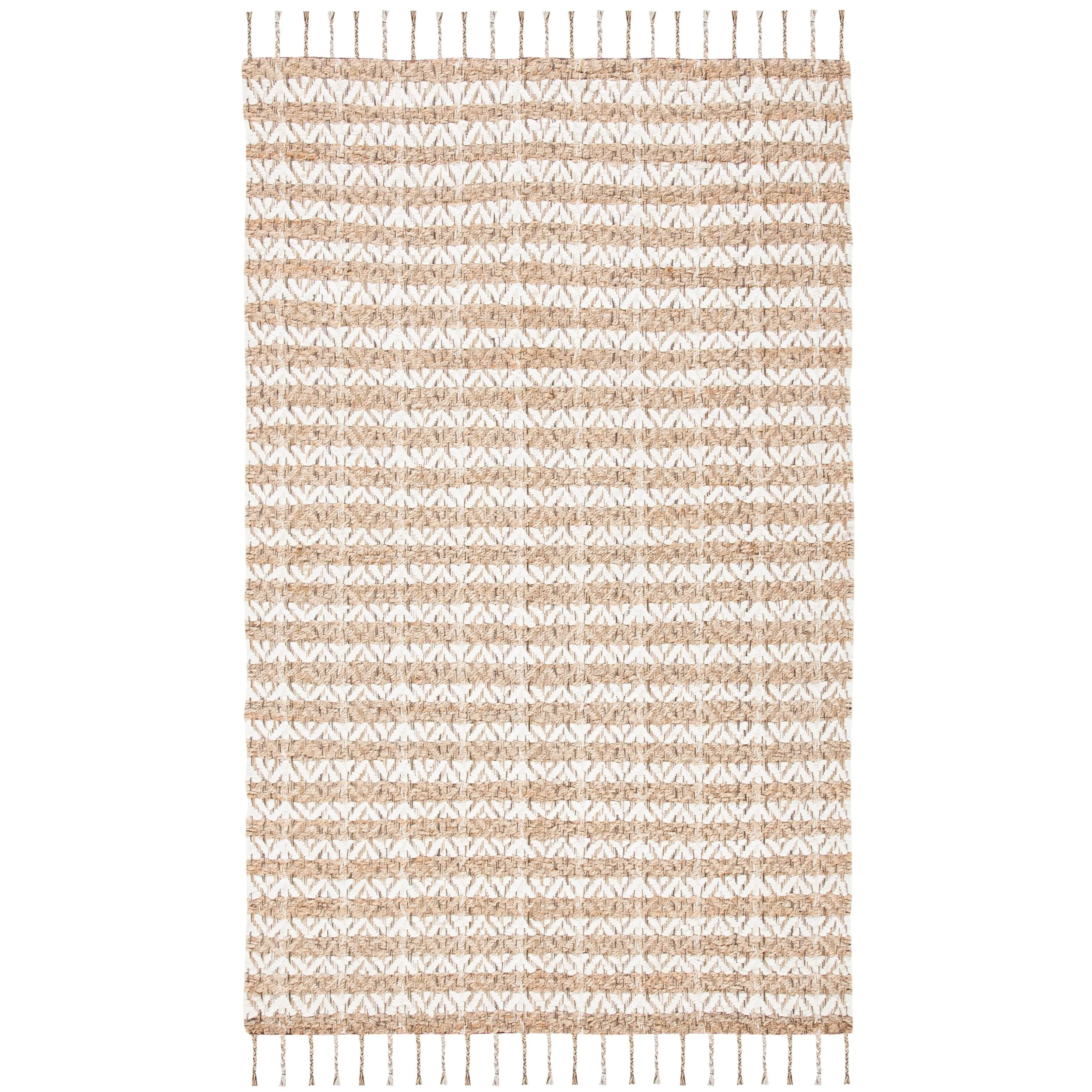 SAFAVIEH Handmade Cape Cod Lonnie Jute & Cotton Braided