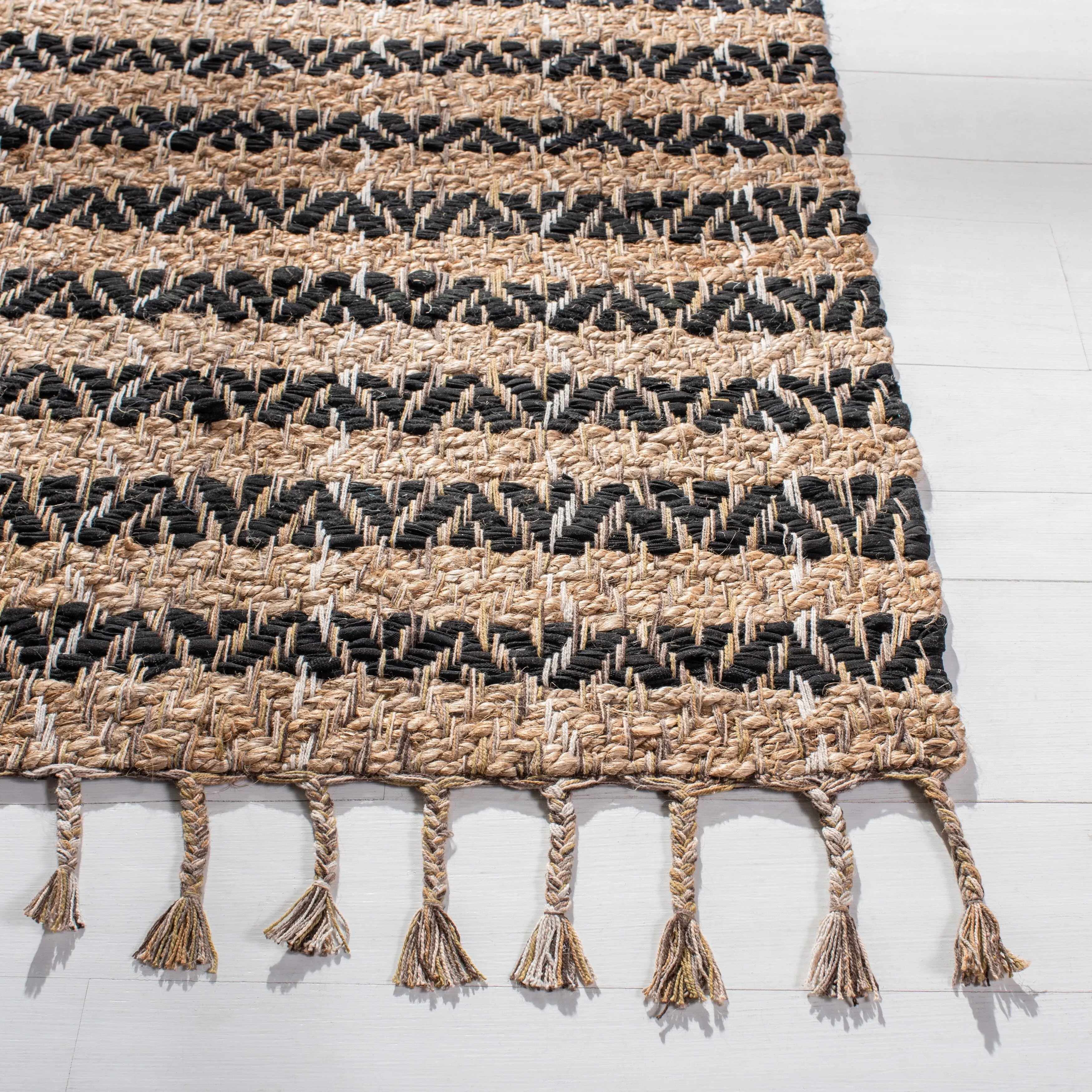 SAFAVIEH Handmade Cape Cod Lonnie Jute & Cotton Braided