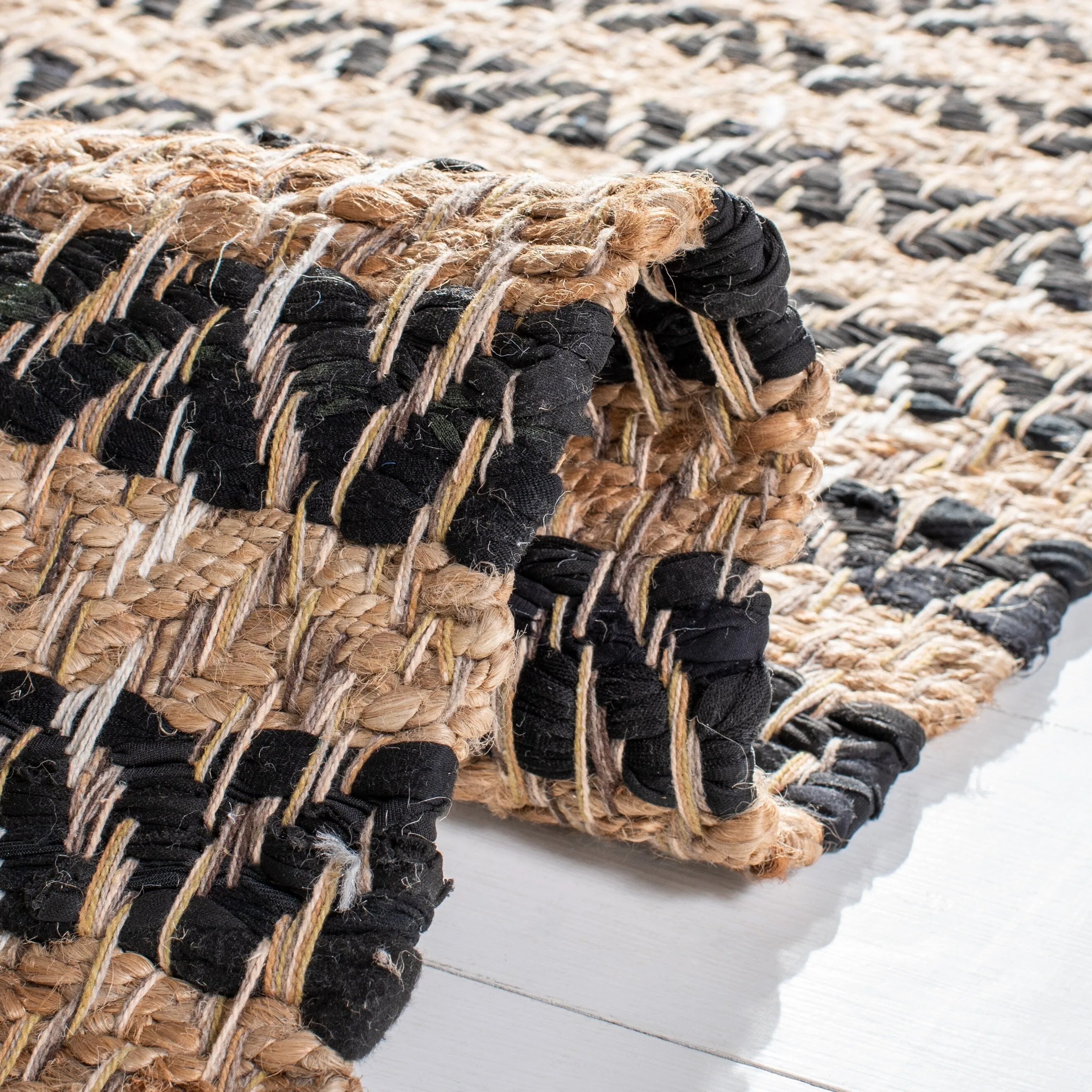 SAFAVIEH Handmade Cape Cod Lonnie Jute & Cotton Braided