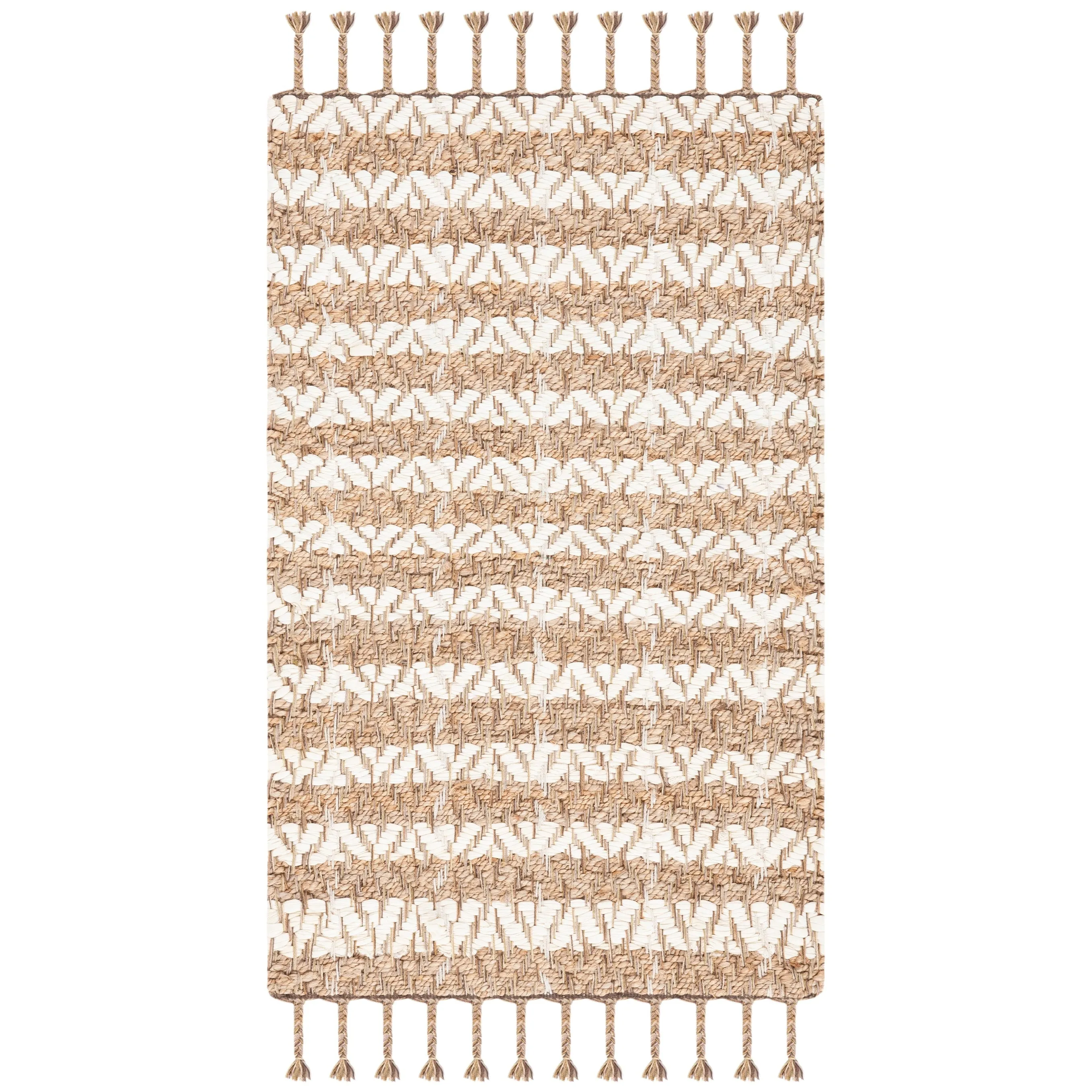 SAFAVIEH Handmade Cape Cod Lonnie Jute & Cotton Braided