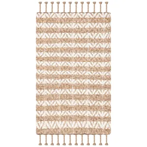 SAFAVIEH Handmade Cape Cod Lonnie Jute & Cotton Braided