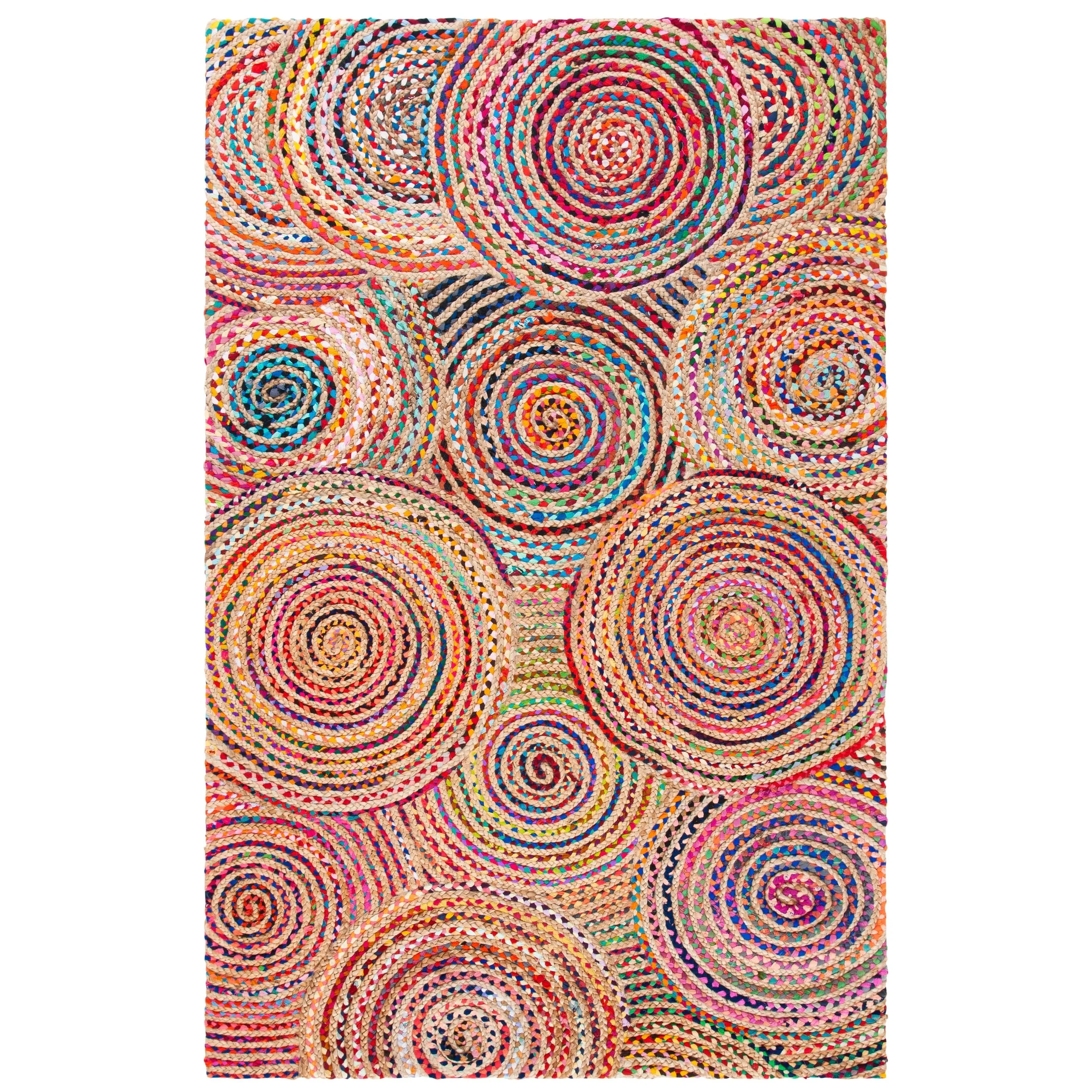 SAFAVIEH Handmade Cape Cod Mirtha Coastal Jute Rug