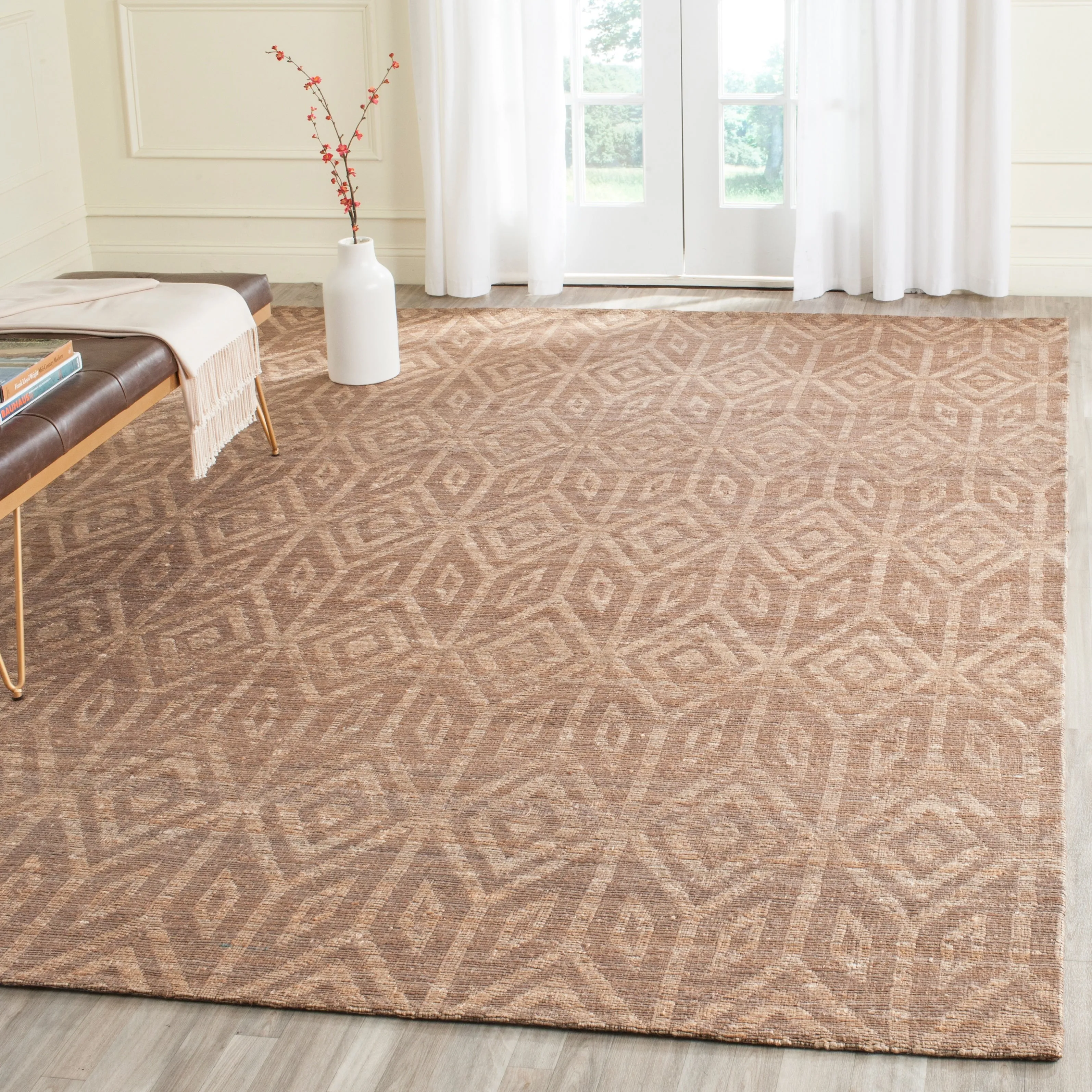 SAFAVIEH Handmade Cape Cod Nafissa Coastal Jute Rug