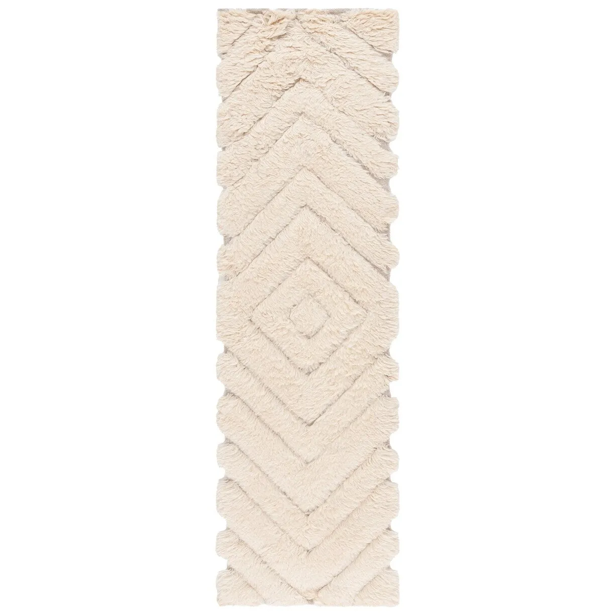 SAFAVIEH Handmade Casablanca Cona Shag Wool Rug