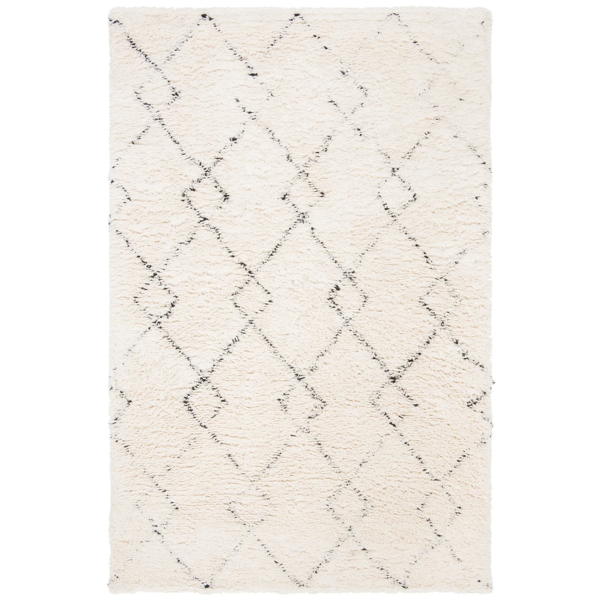 SAFAVIEH Handmade Casablanca Shag Arlinda Tribal Wool Rug