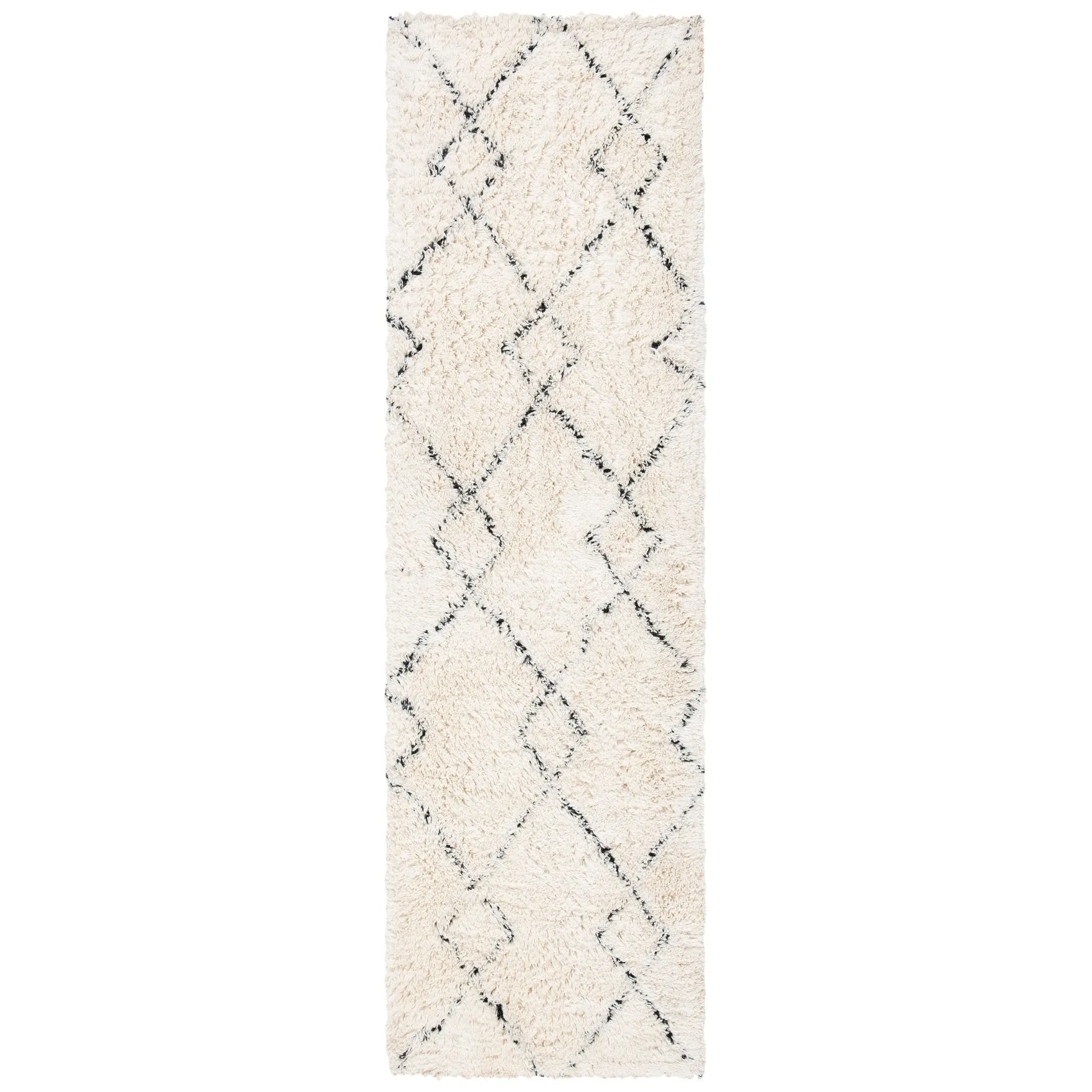 SAFAVIEH Handmade Casablanca Shag Arlinda Tribal Wool Rug