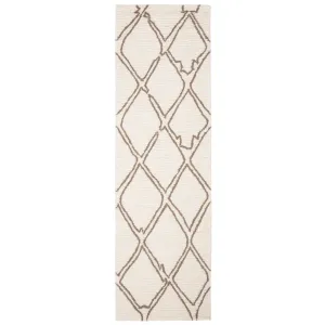 SAFAVIEH Handmade Casablanca Shag Charlyne Tribal Wool Rug
