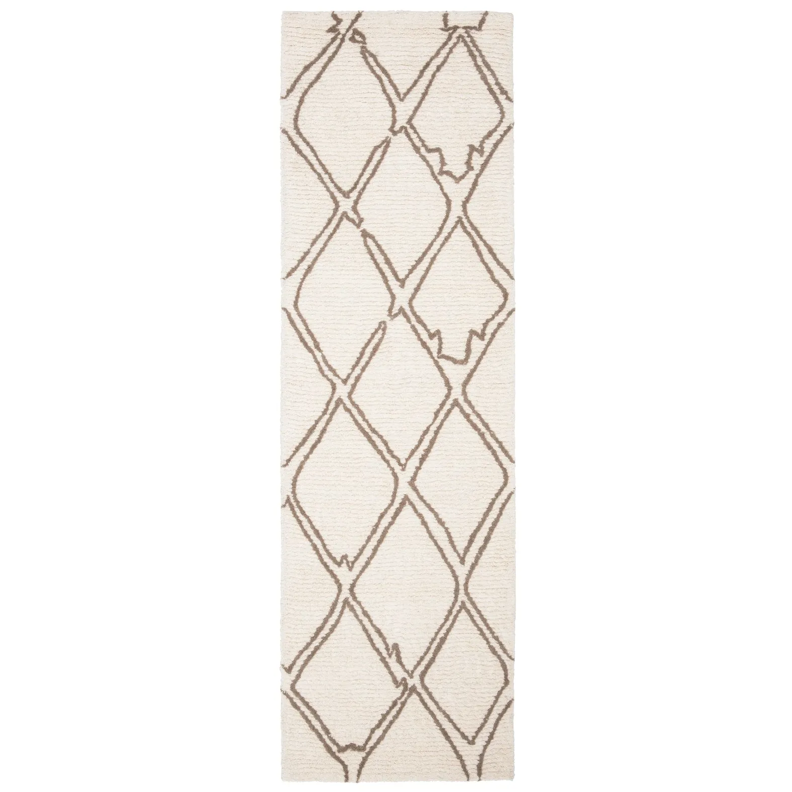 SAFAVIEH Handmade Casablanca Shag Charlyne Tribal Wool Rug