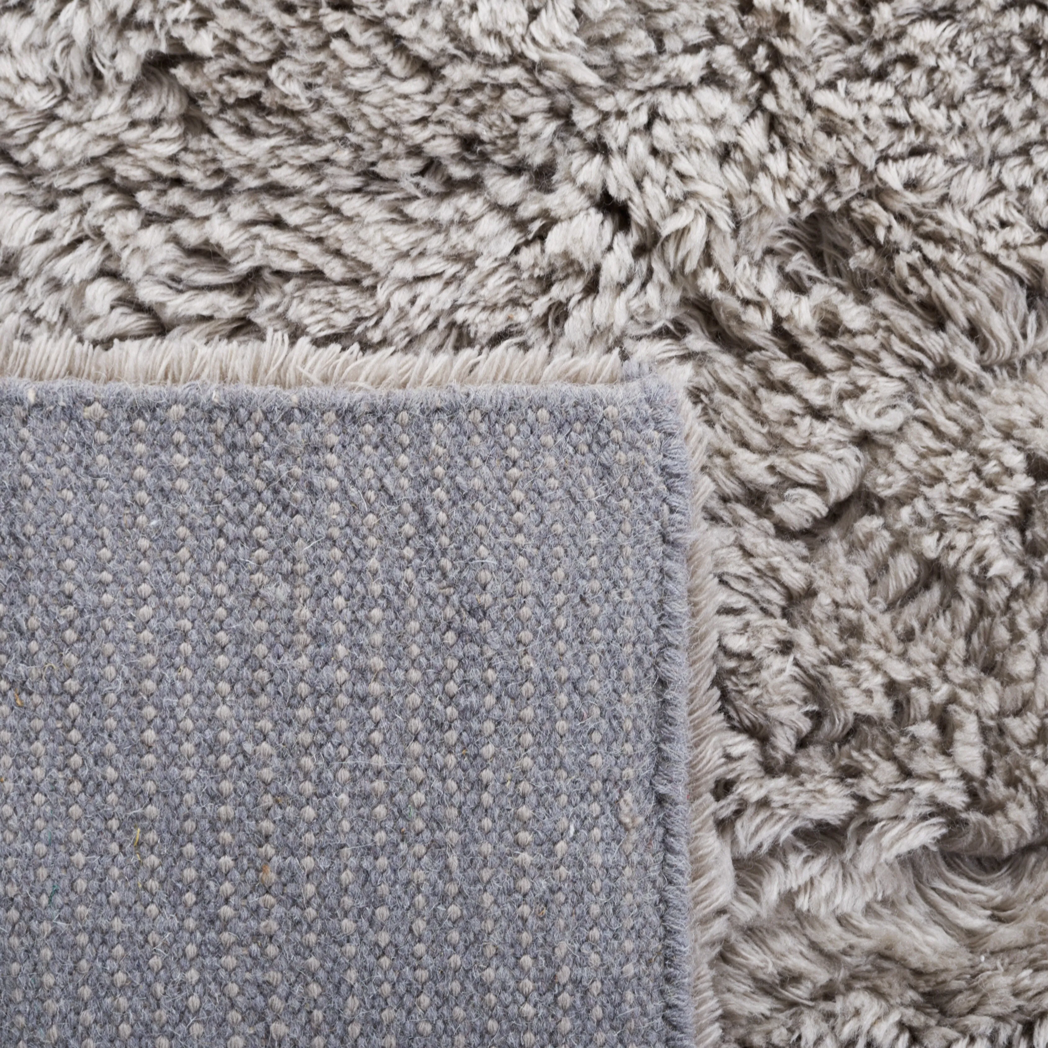 SAFAVIEH Handmade Casablanca Shag Edle Solid Wool Rug