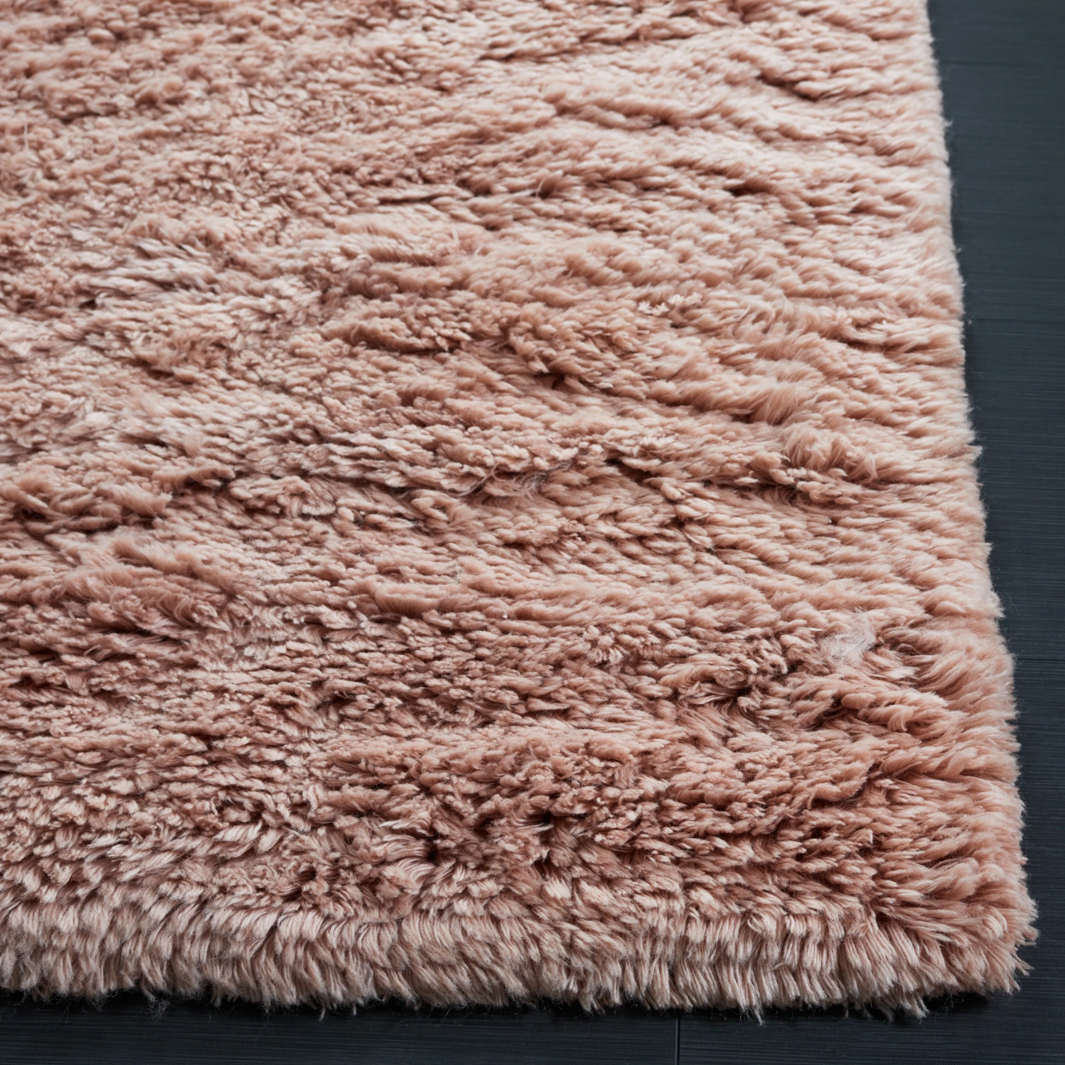 SAFAVIEH Handmade Casablanca Shag Edle Solid Wool Rug