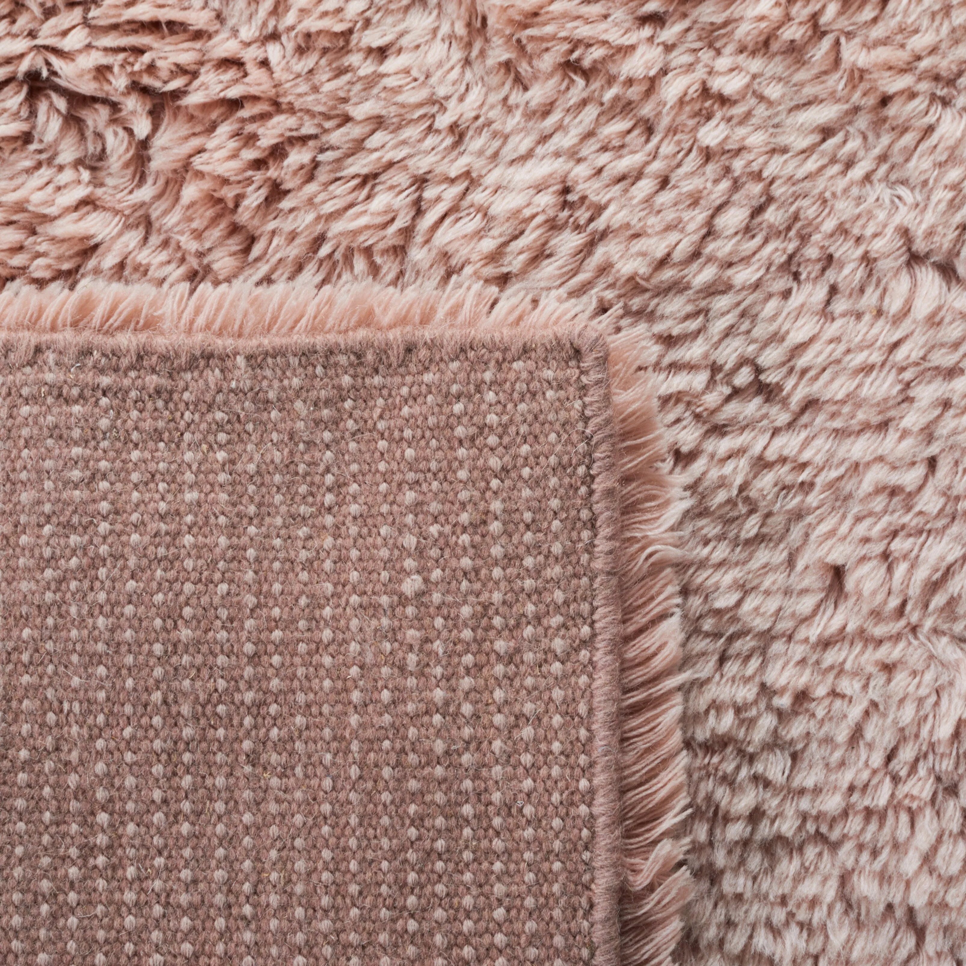 SAFAVIEH Handmade Casablanca Shag Edle Solid Wool Rug