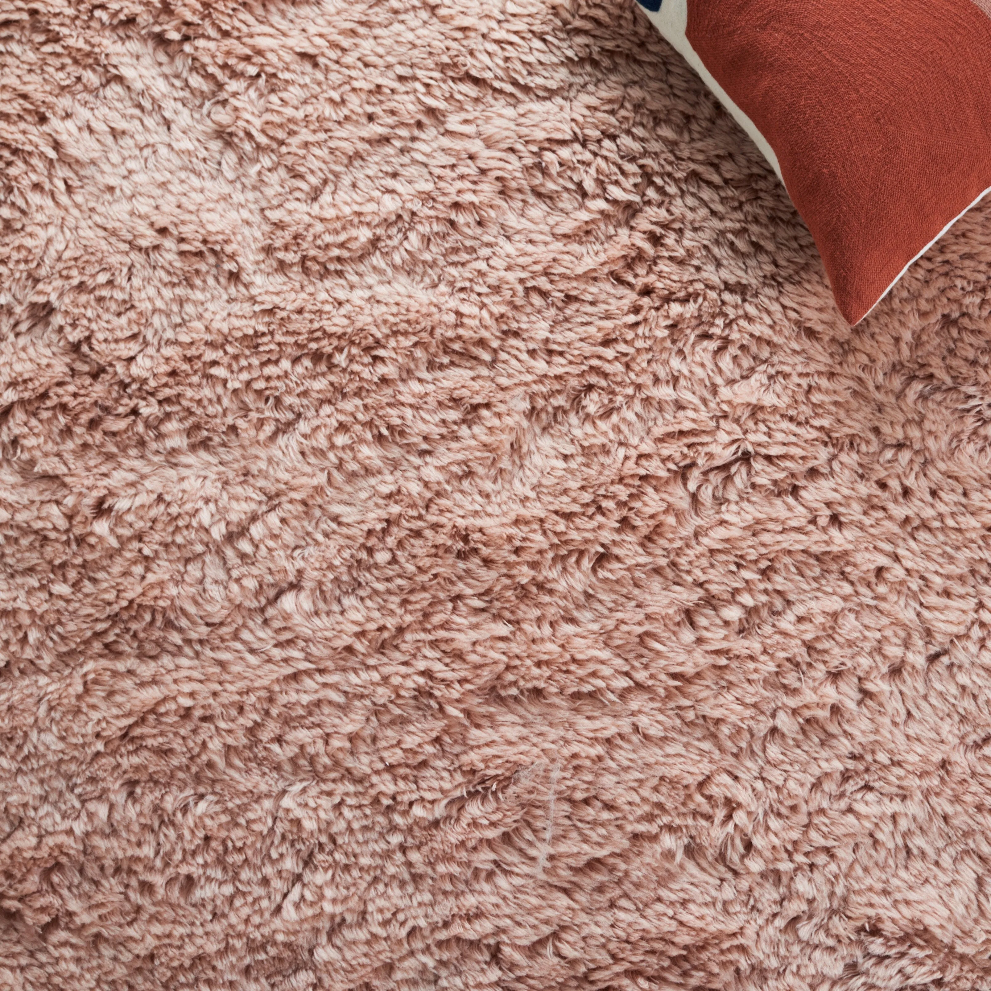 SAFAVIEH Handmade Casablanca Shag Edle Solid Wool Rug