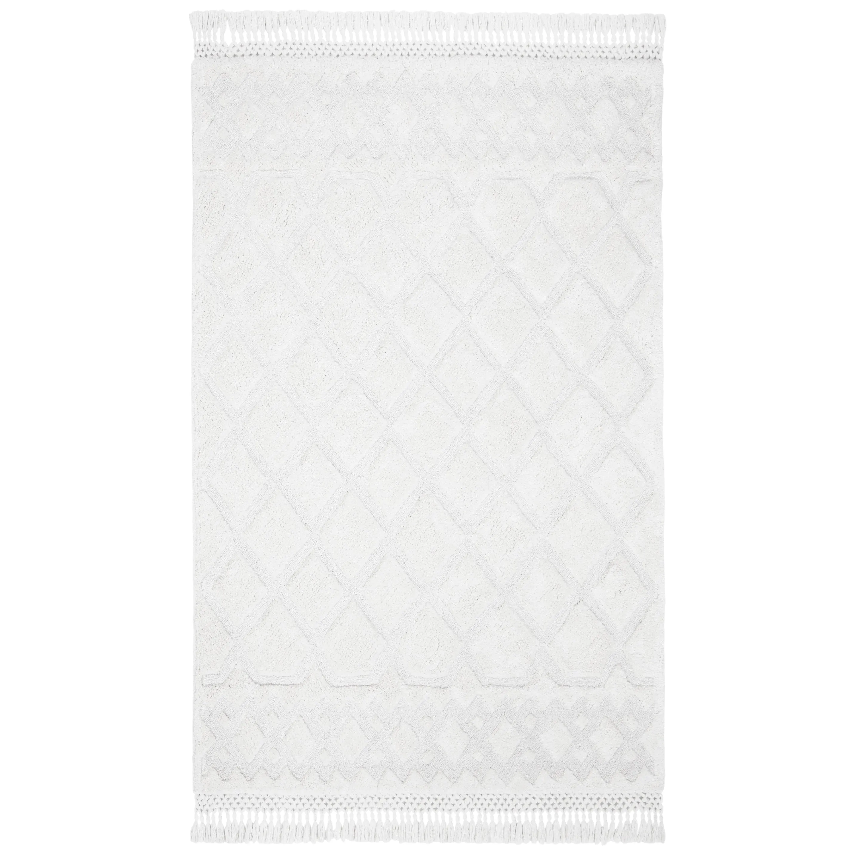 SAFAVIEH Handmade Casablanca Shag Inocencia Tribal Wool Rug