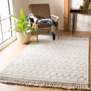SAFAVIEH Handmade Casablanca Shag Kostja Tribal Wool Rug