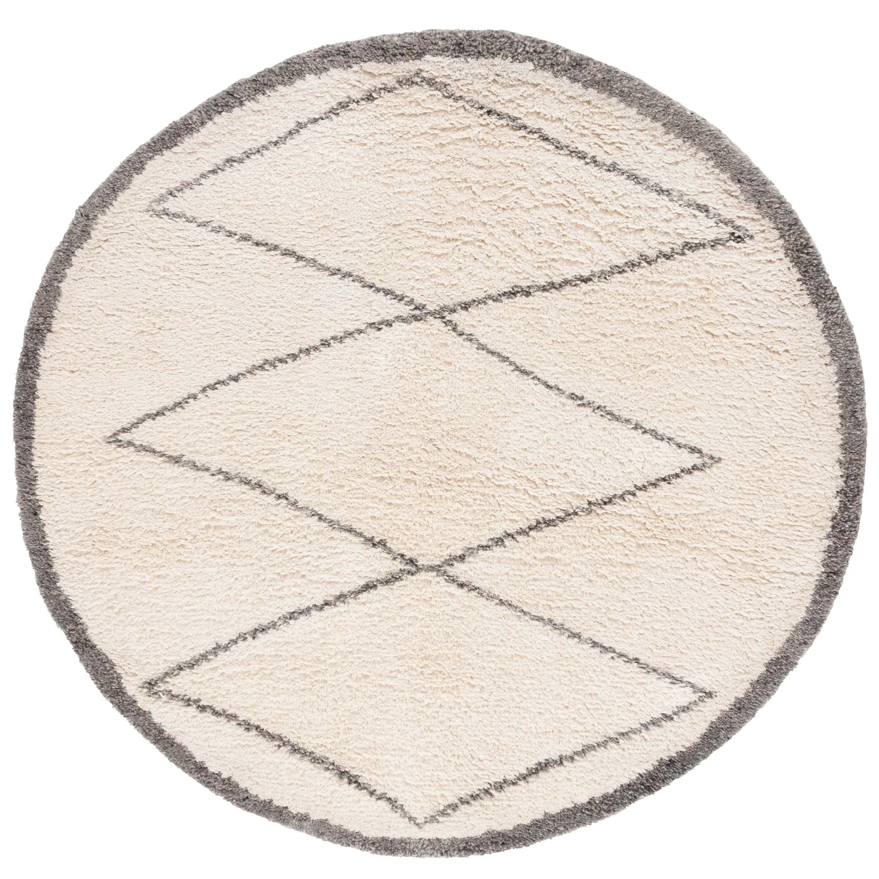SAFAVIEH Handmade Casablanca Shag Oonagh Tribal Wool Rug