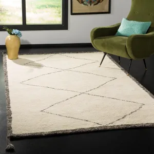 SAFAVIEH Handmade Casablanca Shag Oonagh Tribal Wool Rug