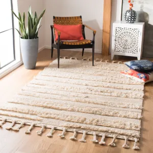 SAFAVIEH Handmade Casablanca Sofja Shag Textured Moroccan Wool Area